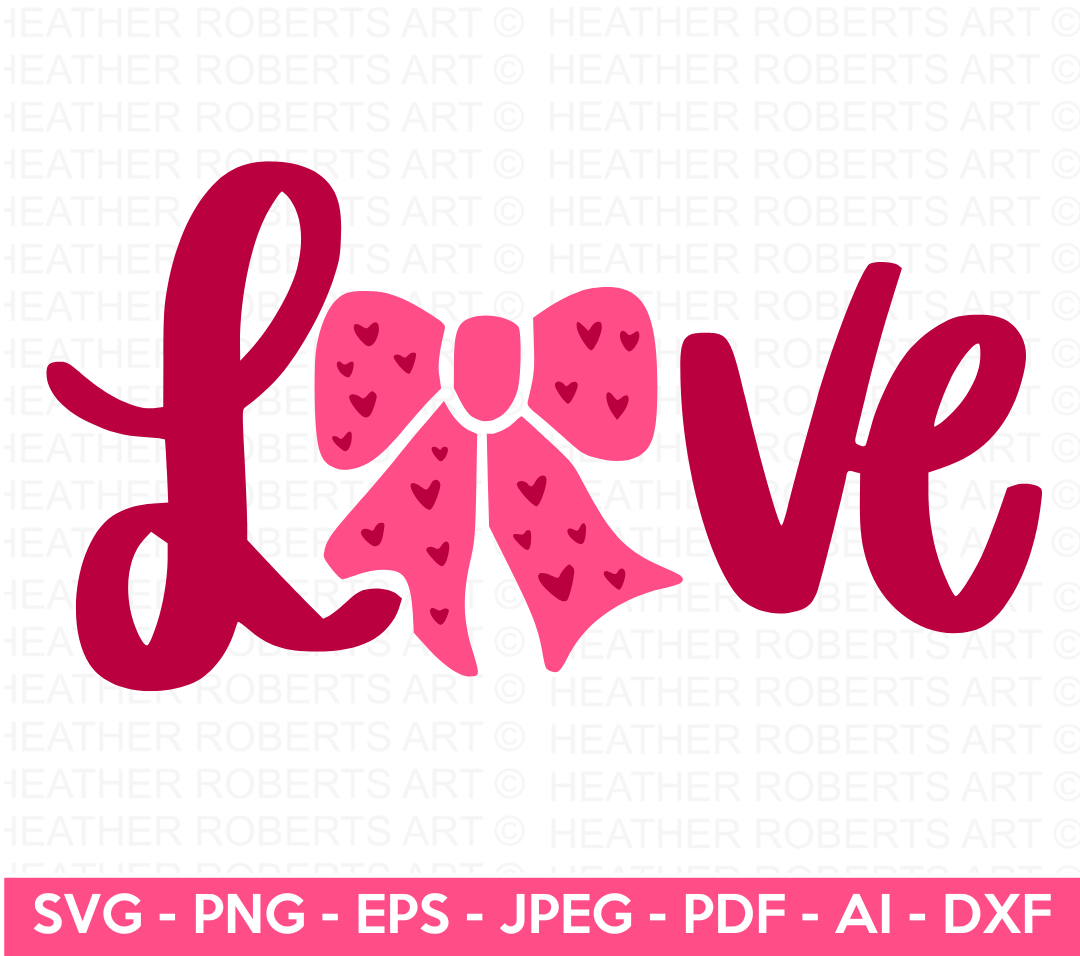 Love Bow SVG