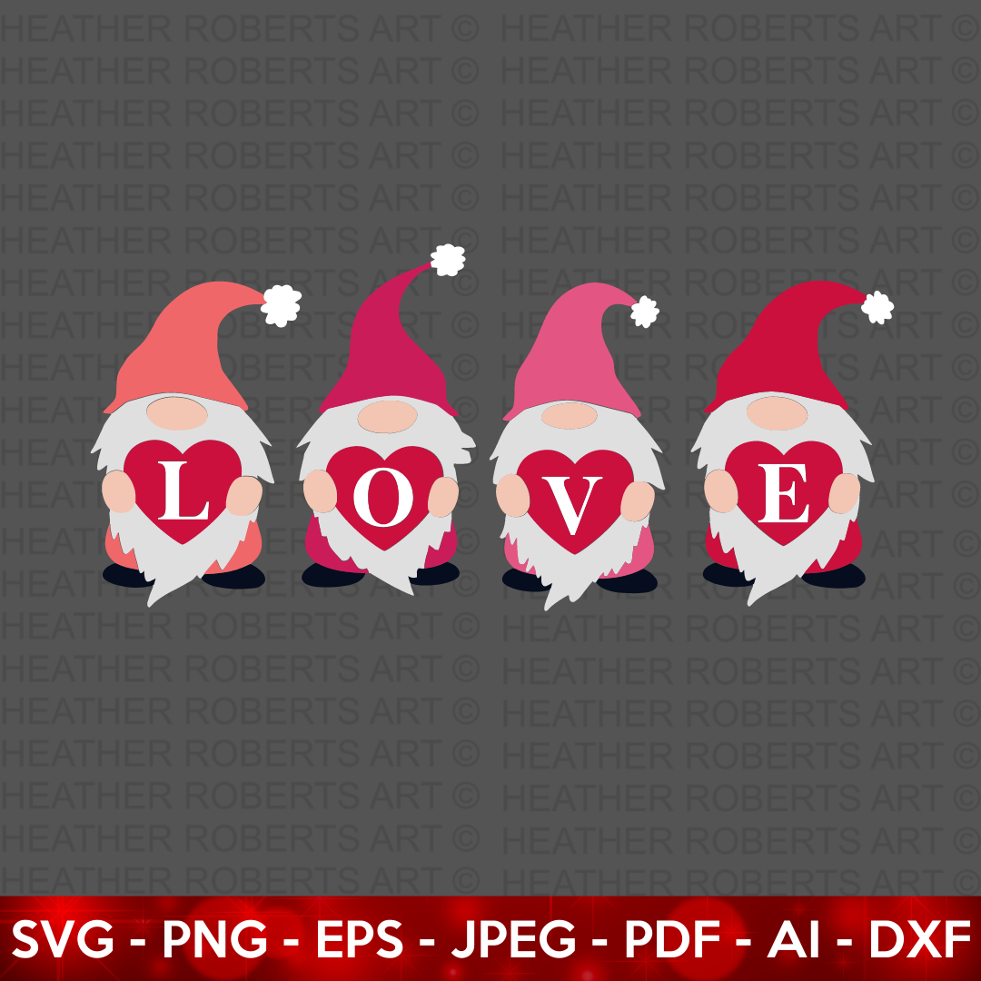 Love Gnomes SVG