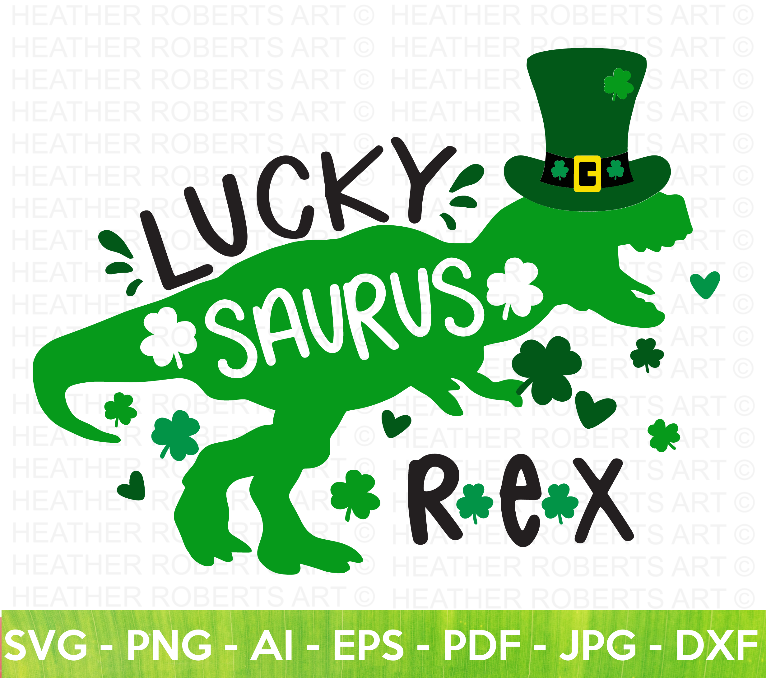 Lucky Saurus Rex SVG