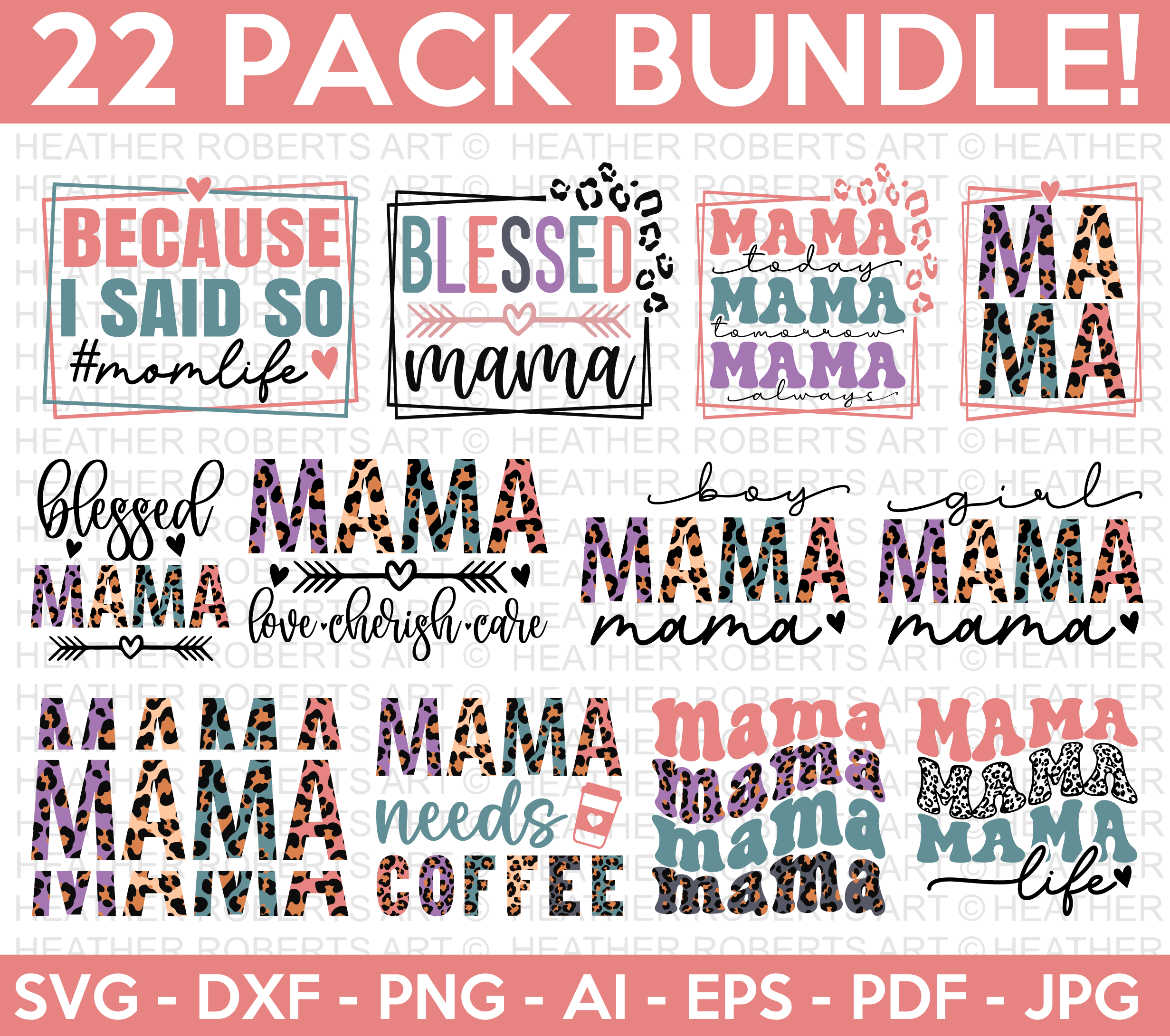Mama SVG Bundle