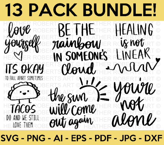 Mental Health SVG Bundle