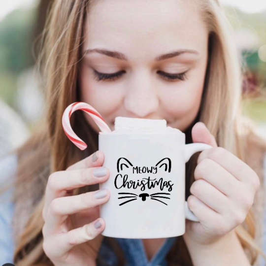 Meowy Christmas SVG