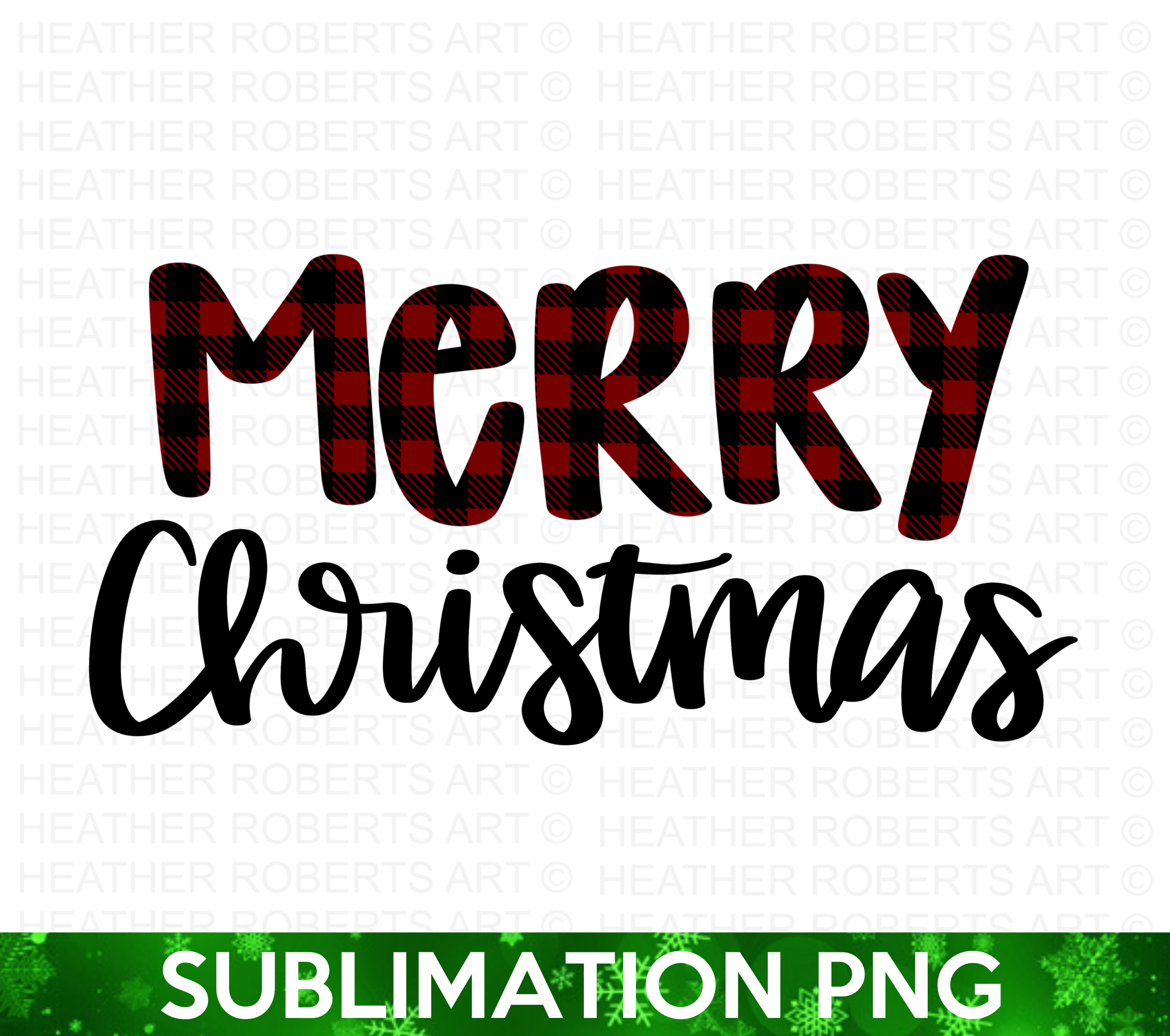Merry Christmas Sublimation PNG