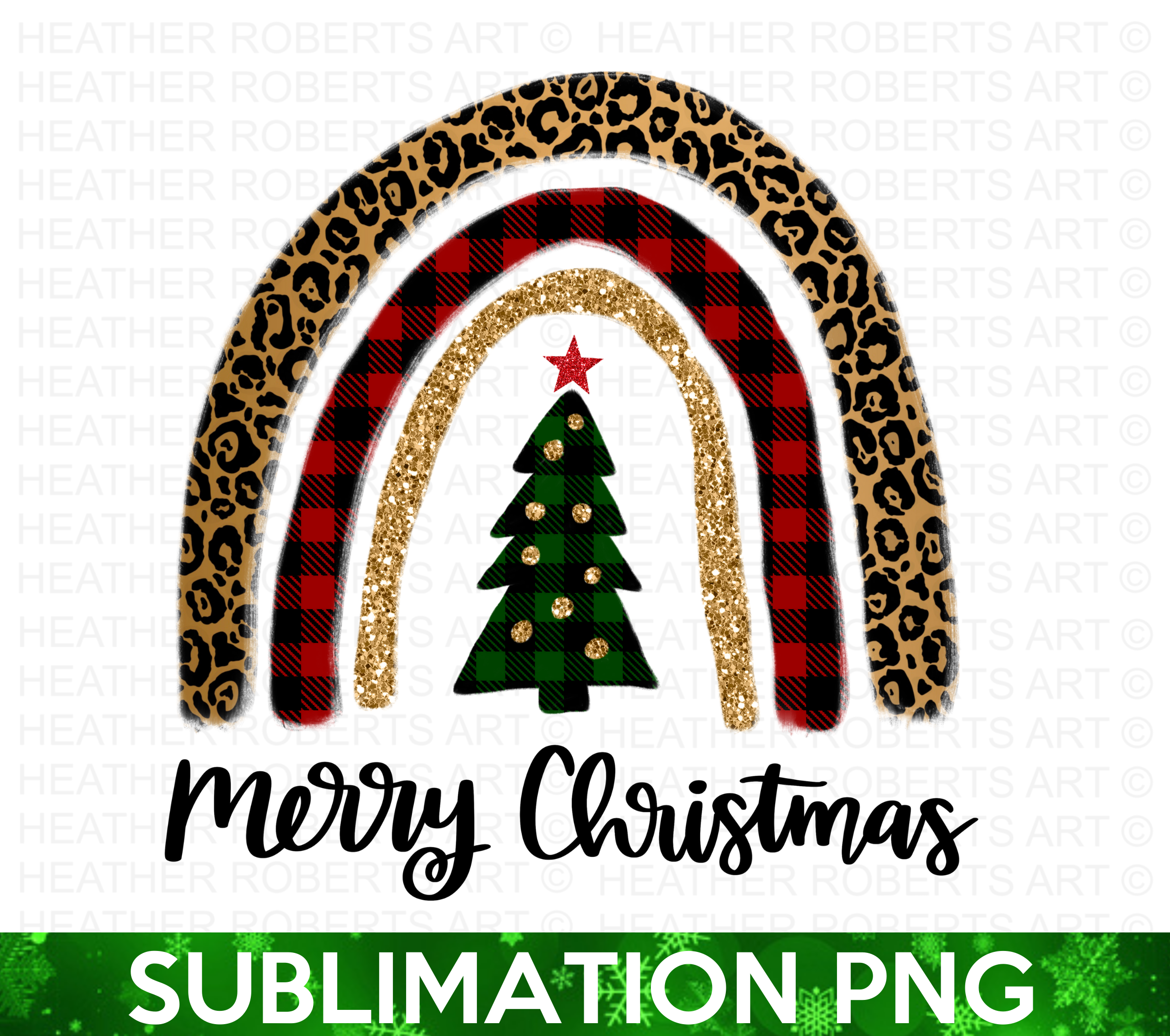 Merry Christmas Sublimation PNG