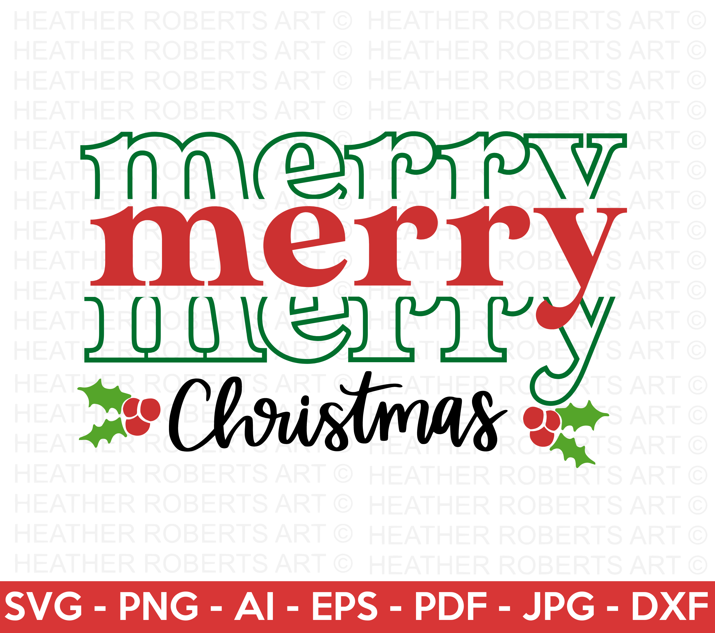 Merry Christmas SVG