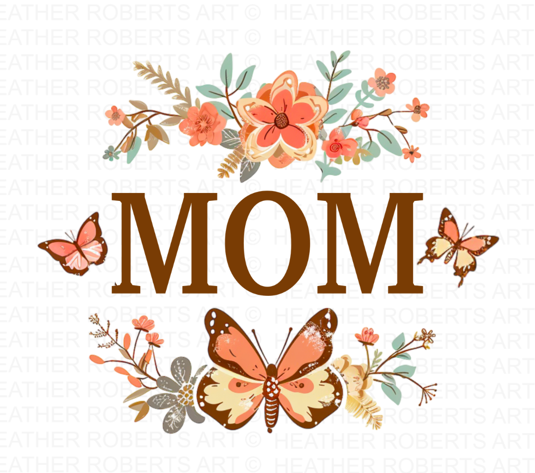 Mom Floral Mothers Day Sublimation