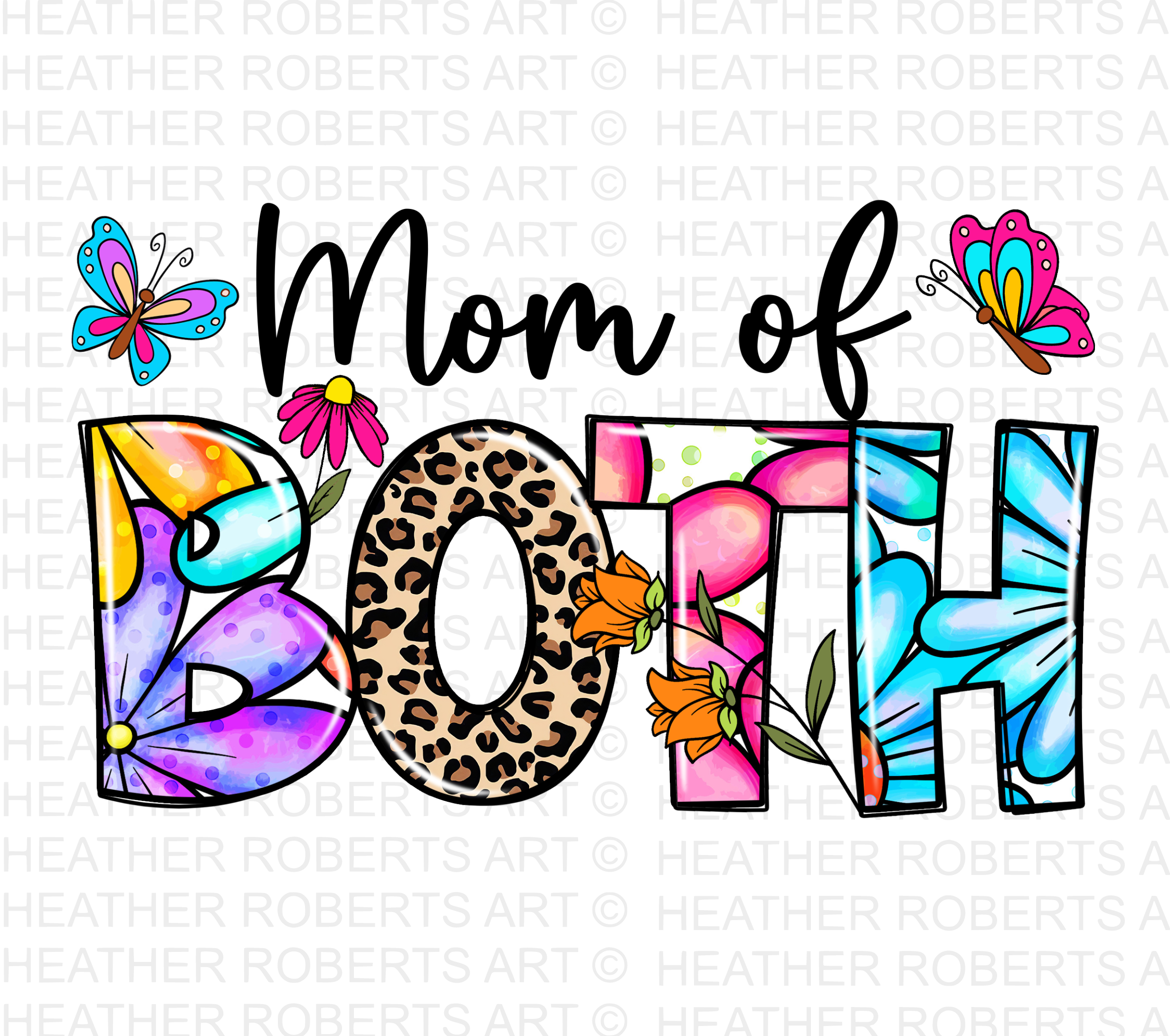Mom of Both Sublimation PNG