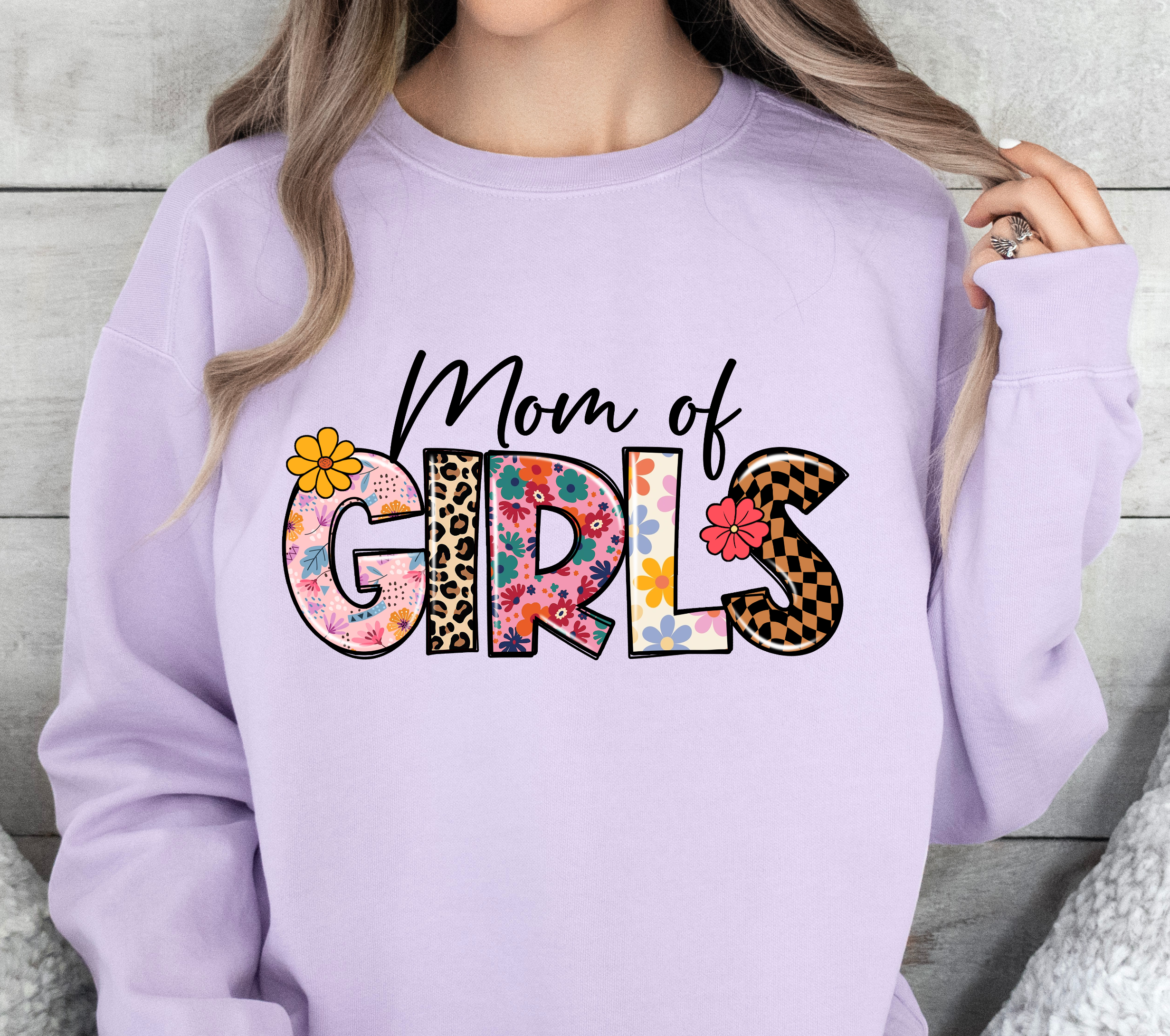 Mom of Girls Sublimation PNG