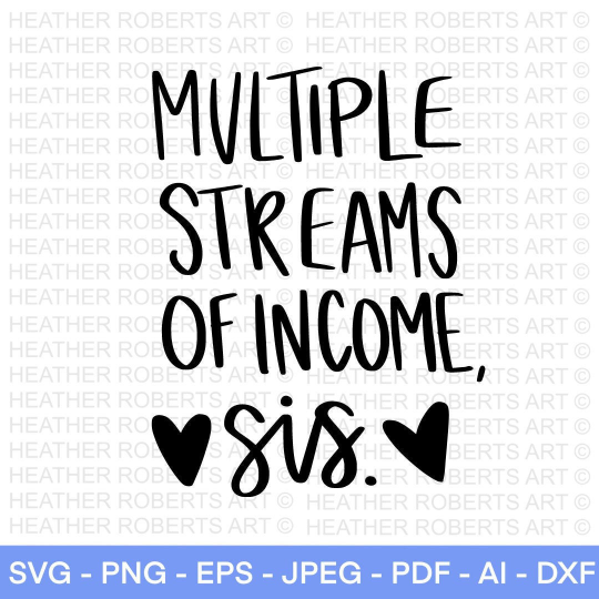 Multiple Streams of Income Sis SVG