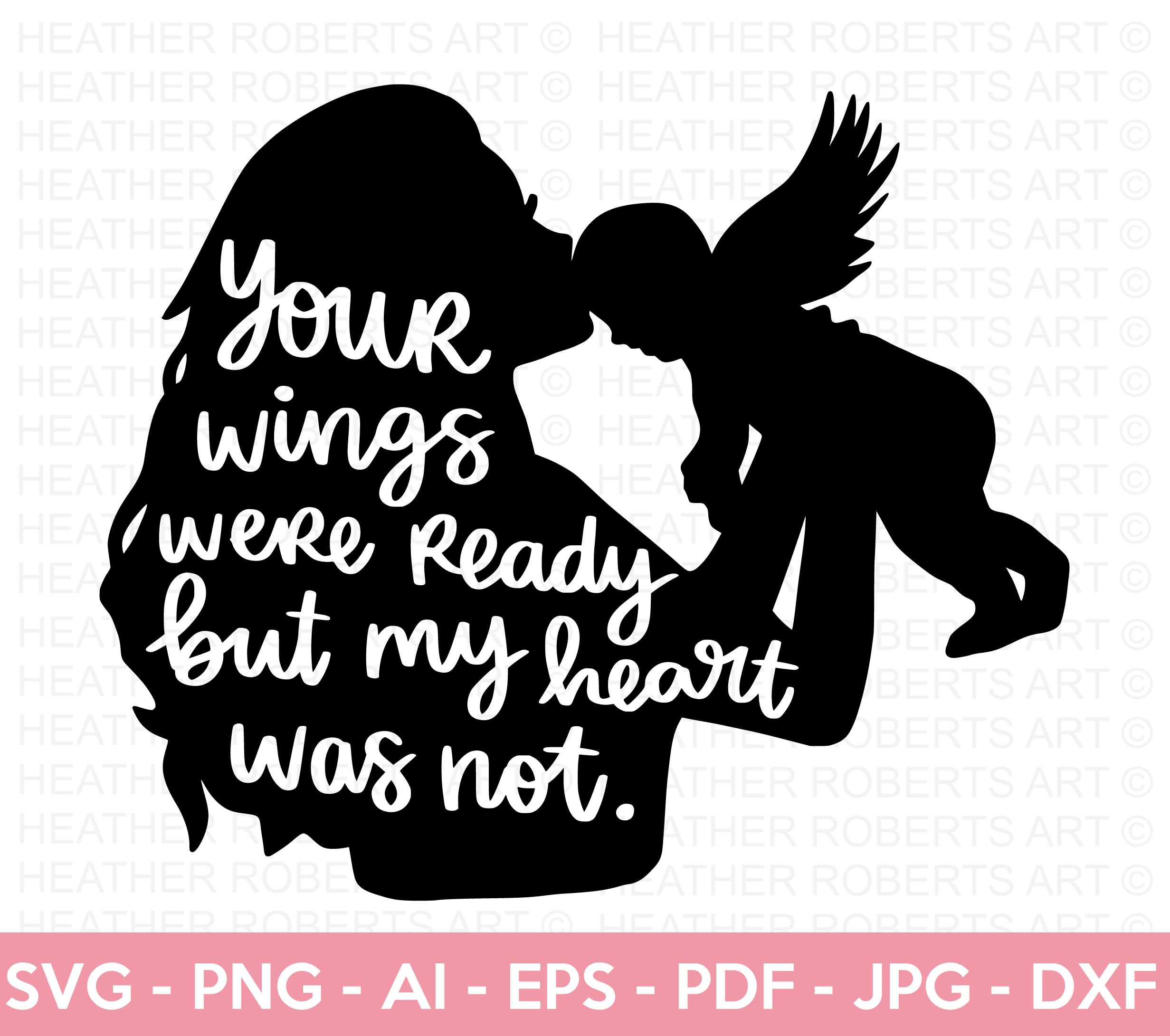 My Heart Was Not Ready SVG