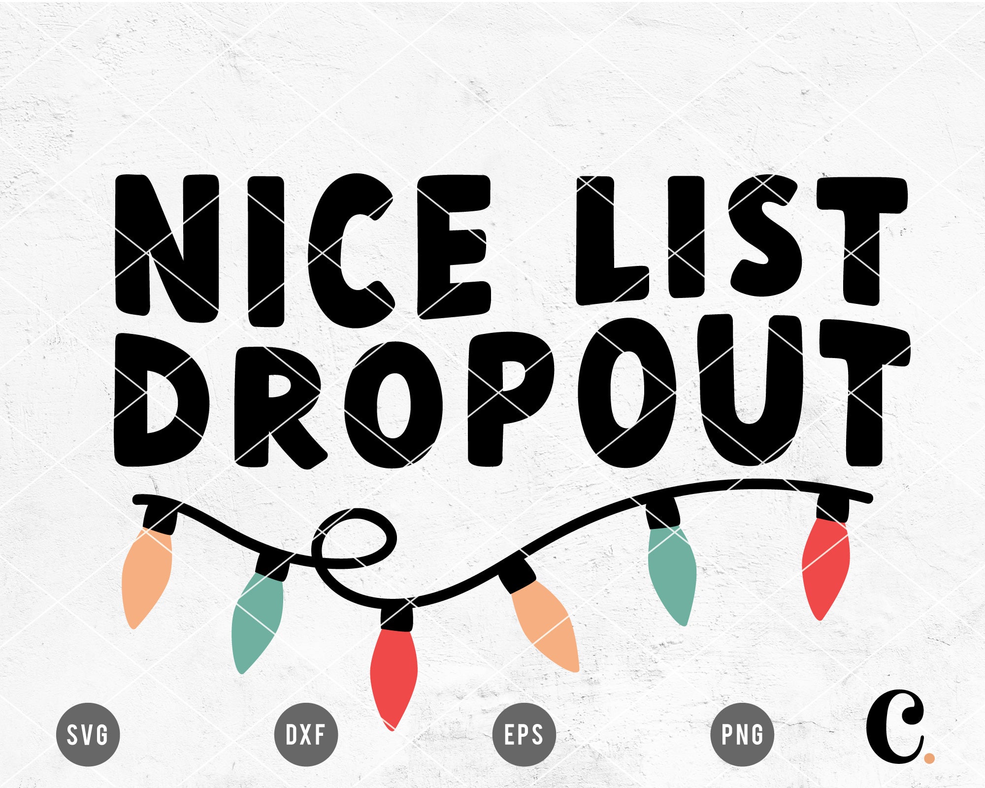 Nice List Dropout SVG