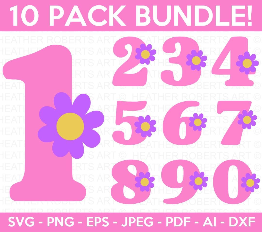 Numbers Svg Bundle