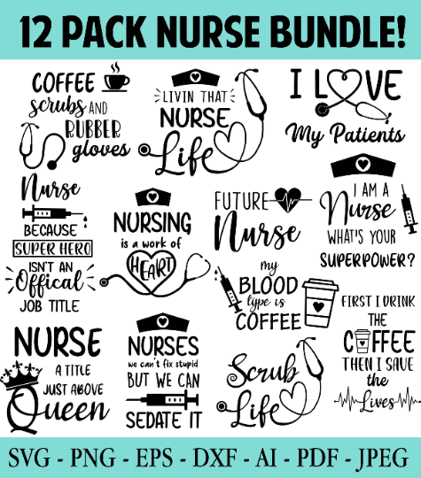Nurse Bundle SVG Bundle