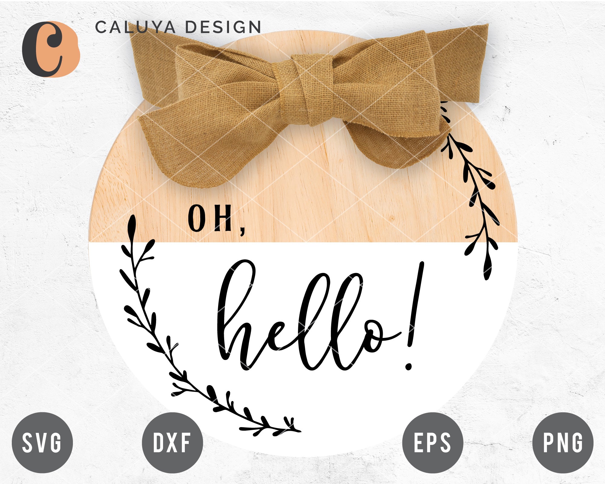 Oh Hello Sign SVG