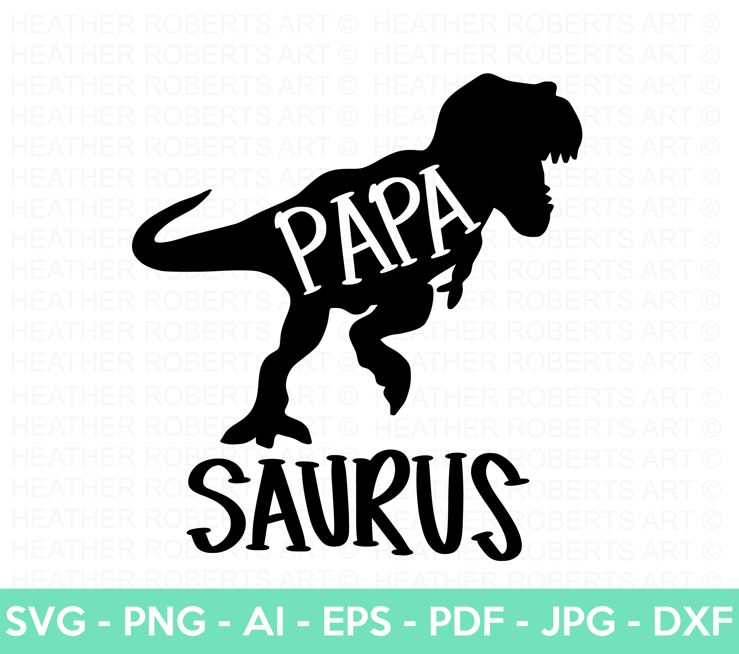 Papa Saurus SVG