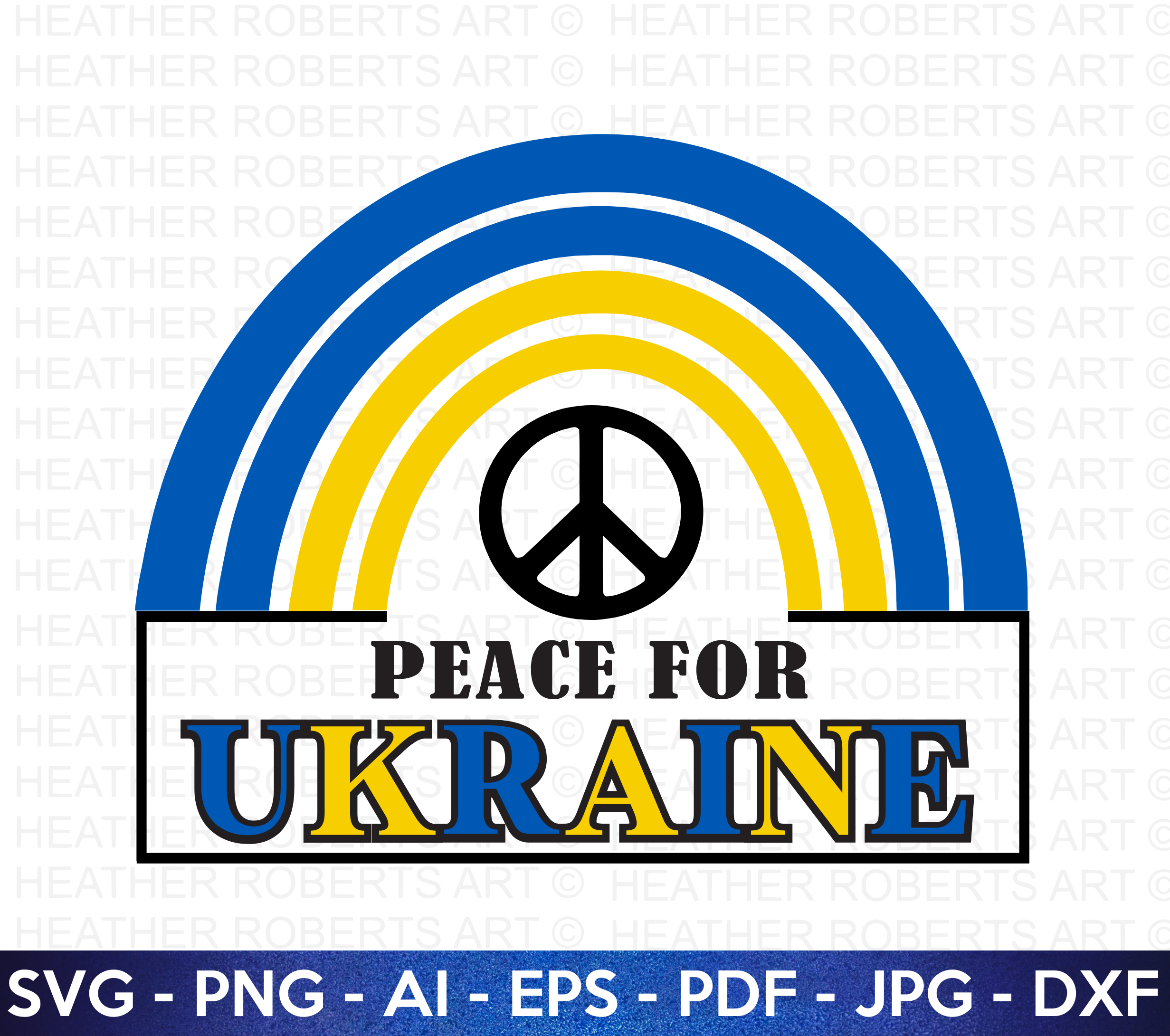 Peace for Ukraine SVG