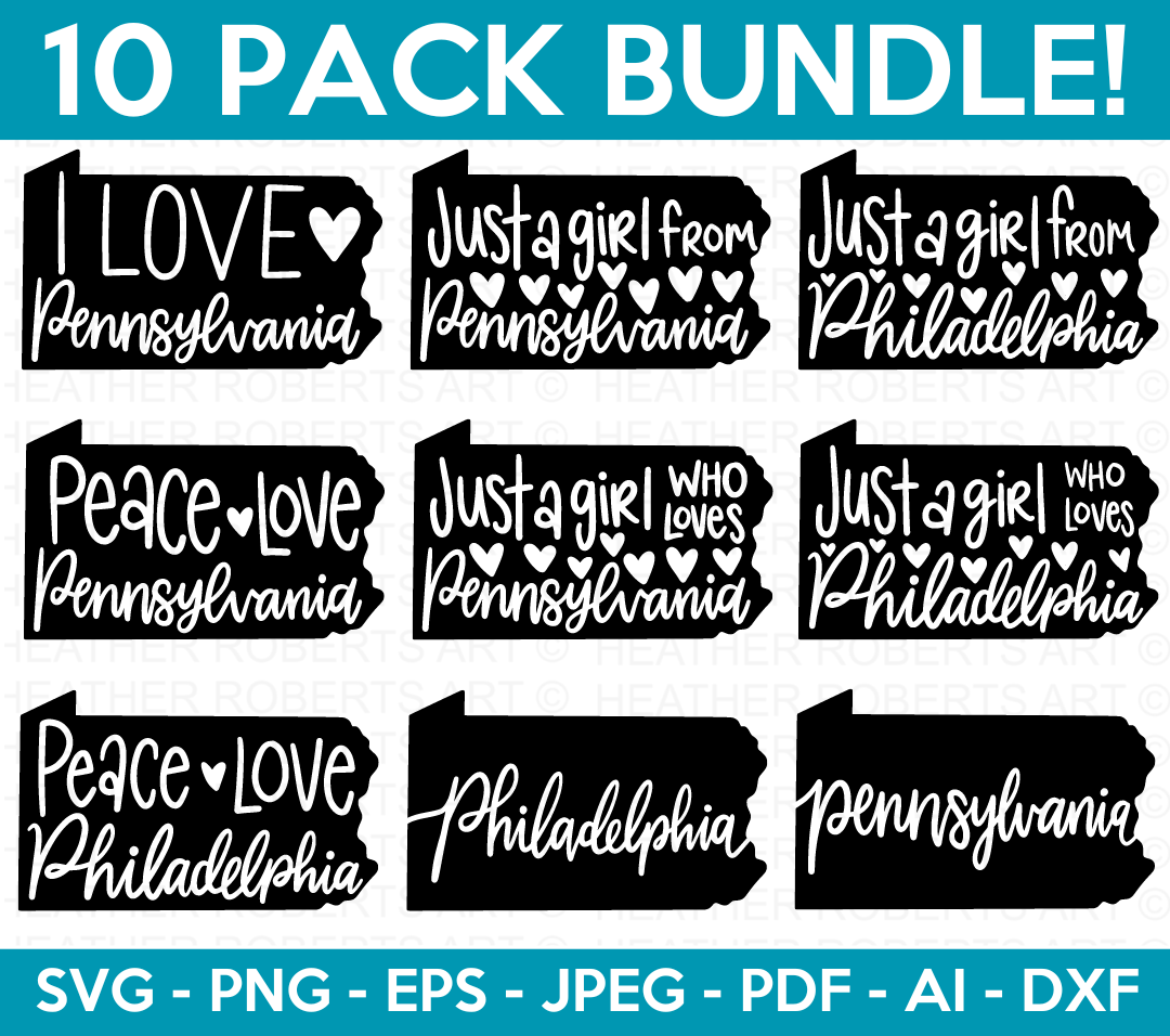 Pennsylvania SVG Bundle
