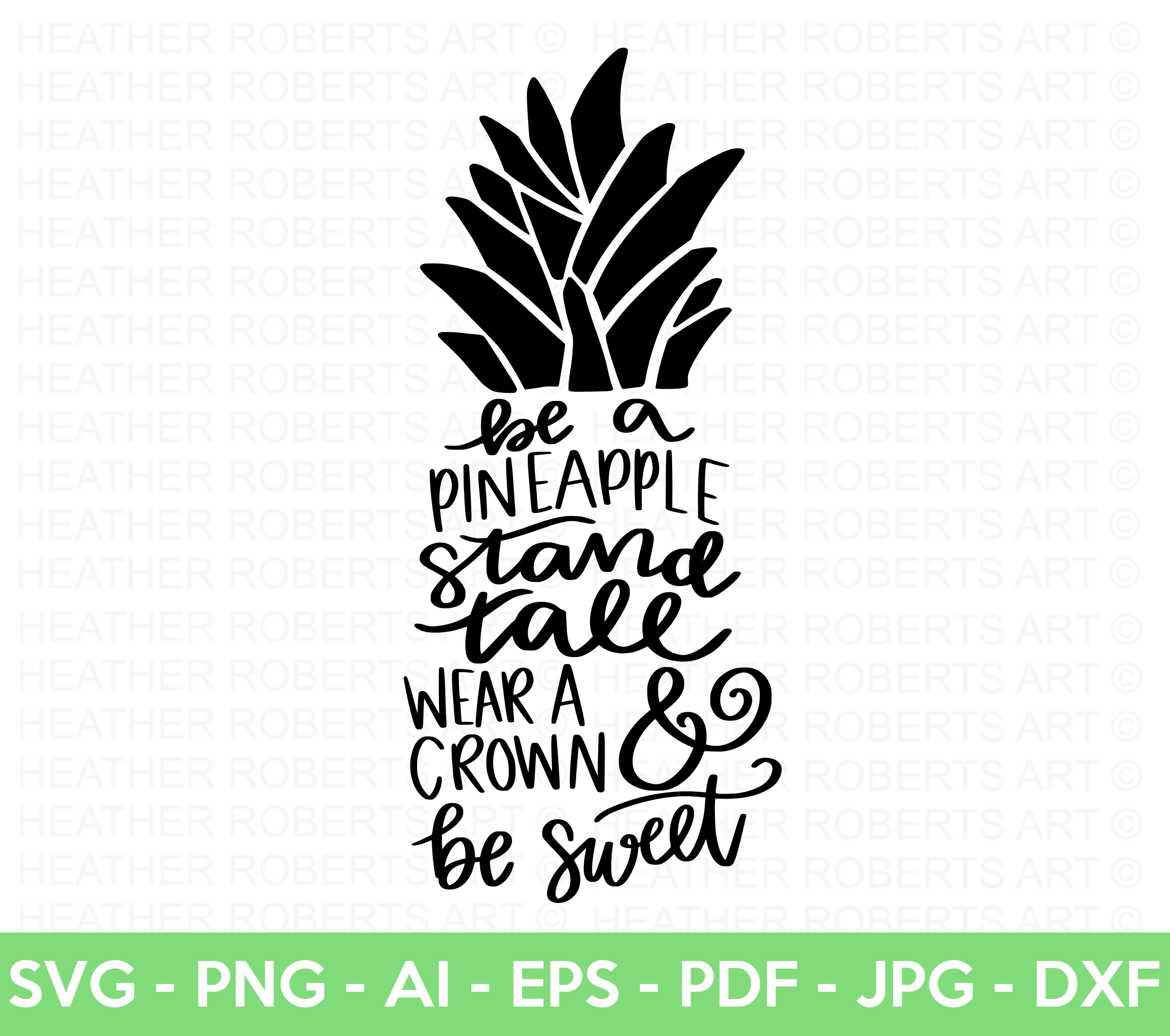 Pineapple Quote SVG