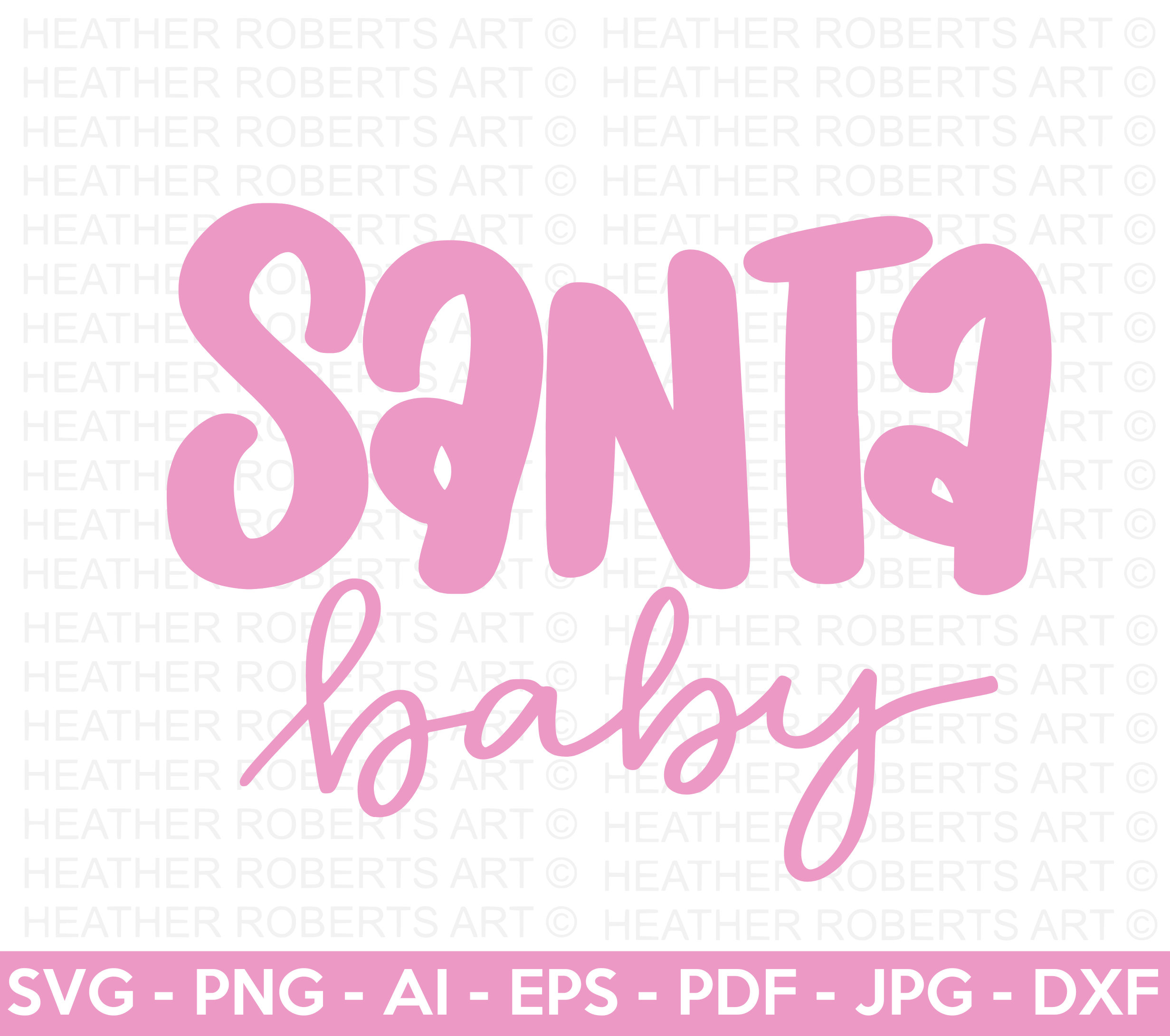 Santa Baby SVG