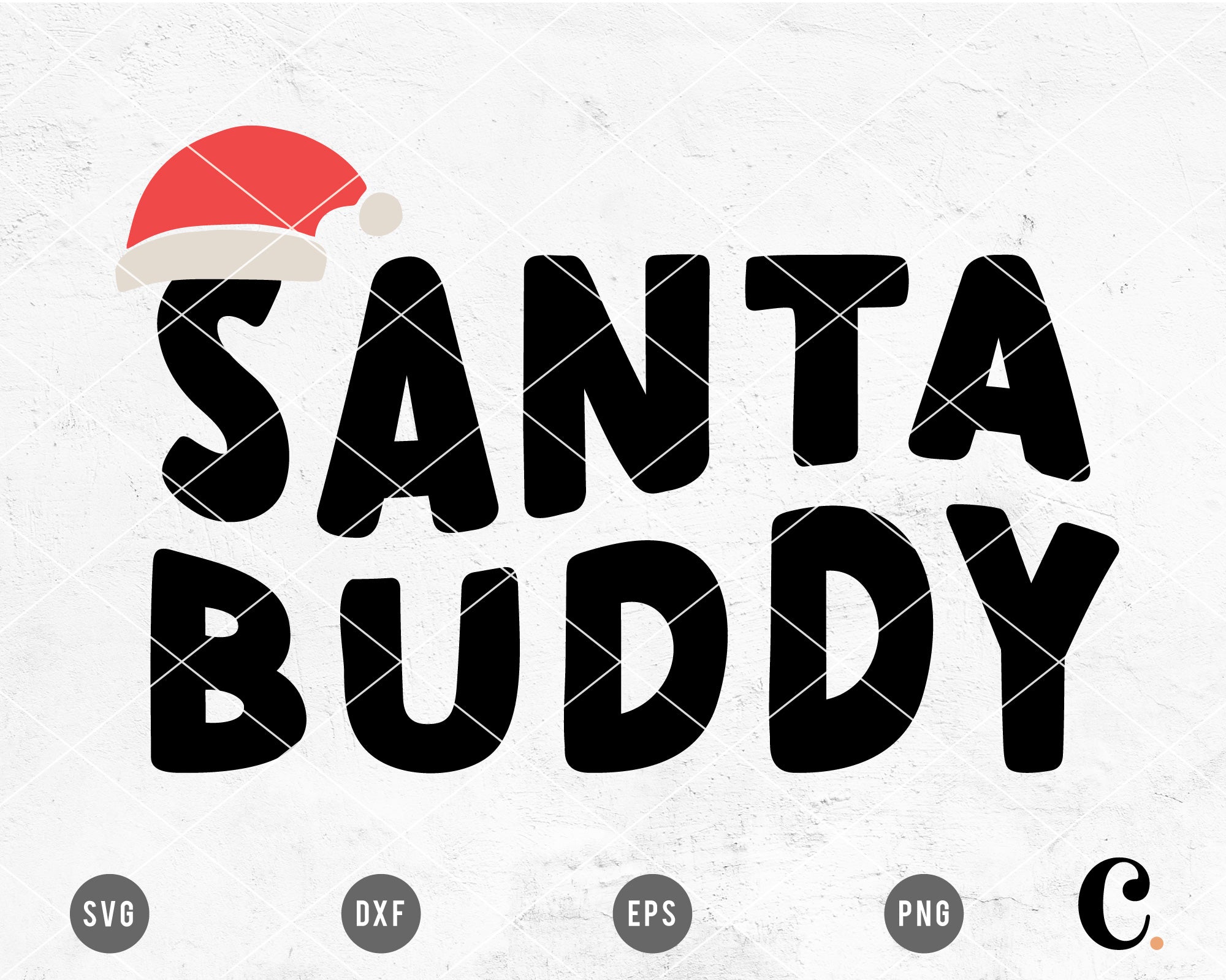 Santa Buddy SVG