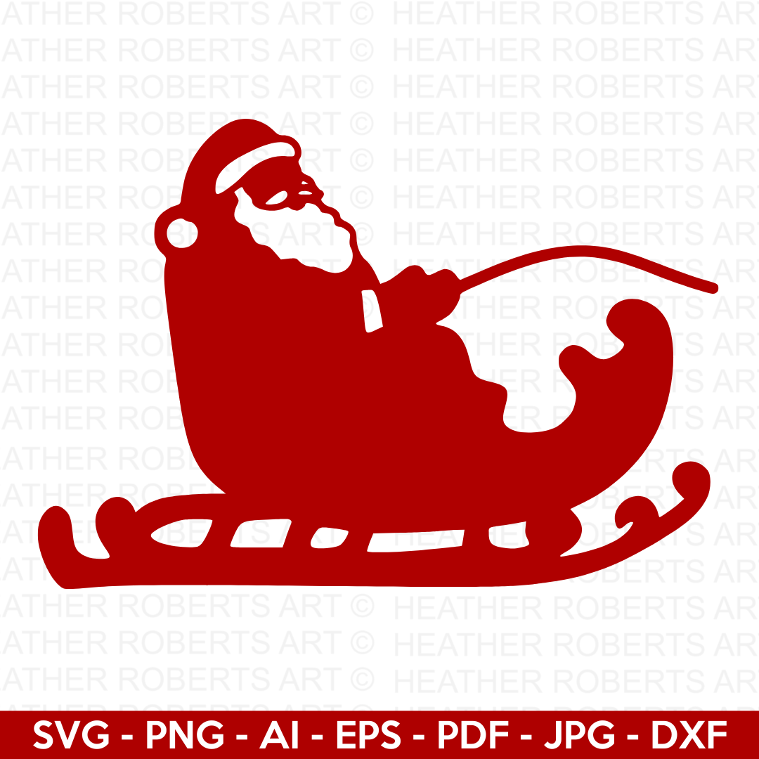Santa Silhouette SVG