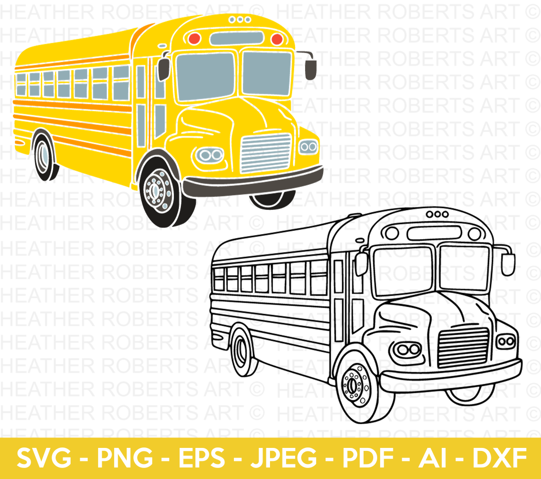School Bus Svg