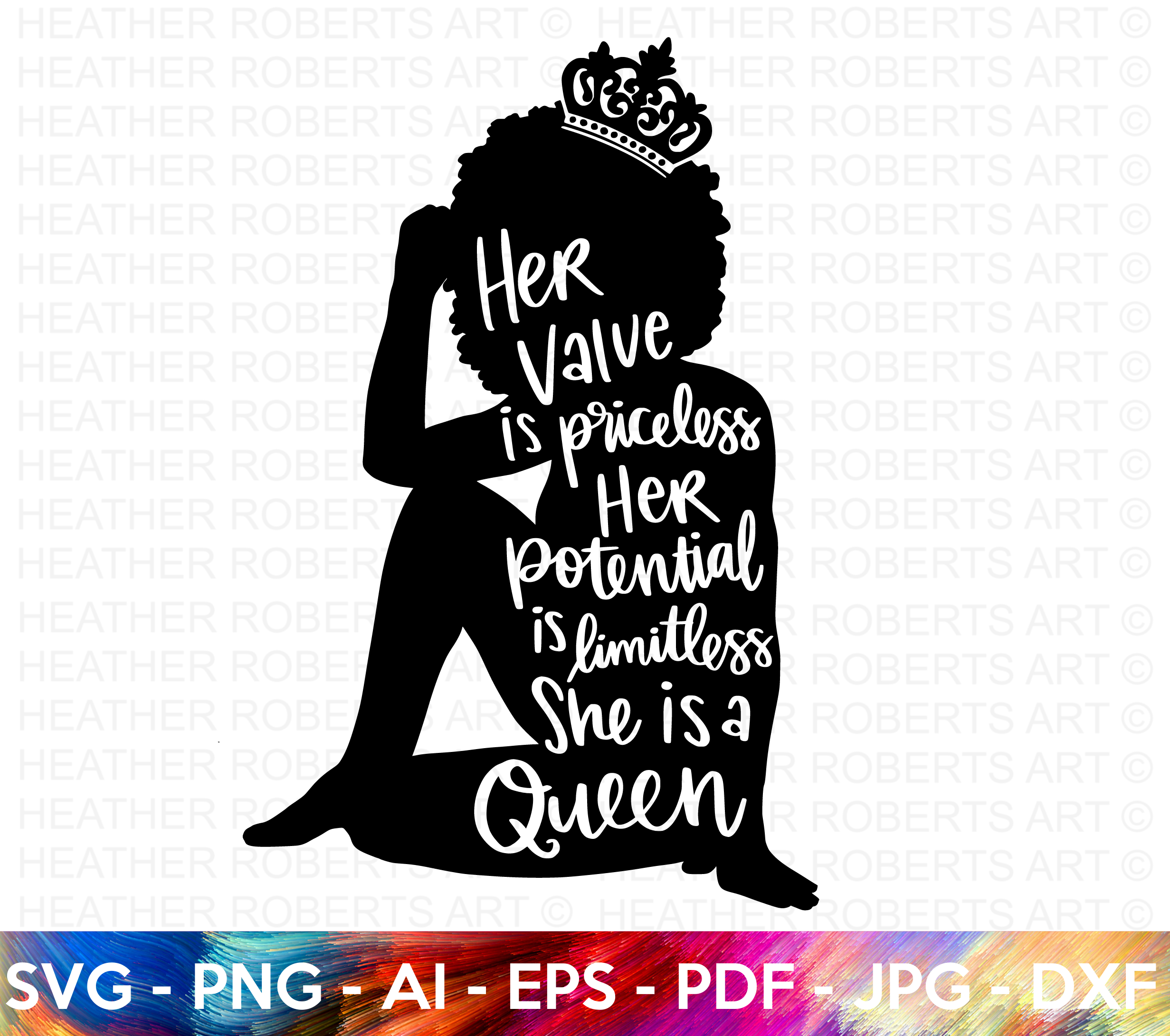 She is a Queen SVG