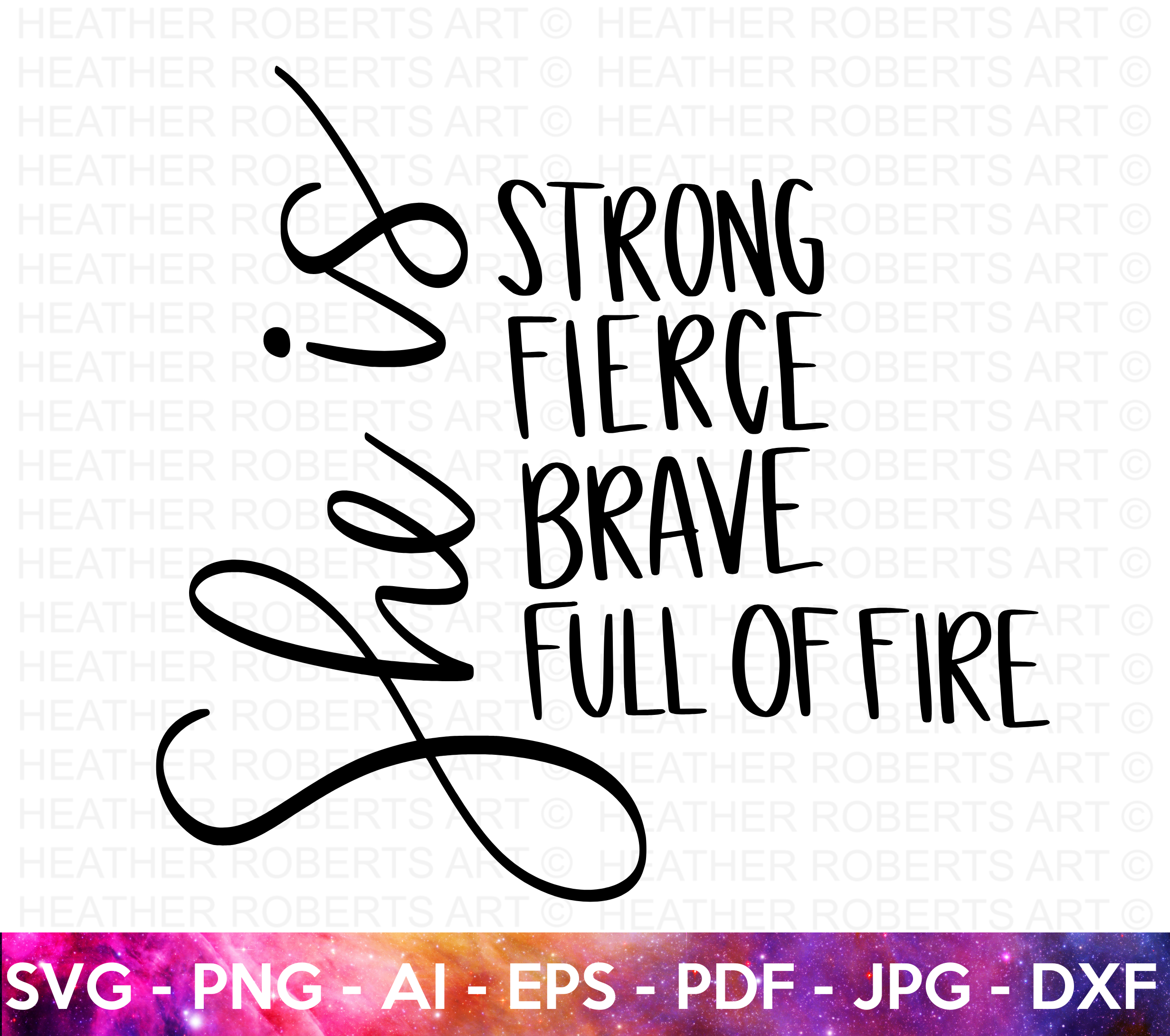 She Is SVG, Strong SVG