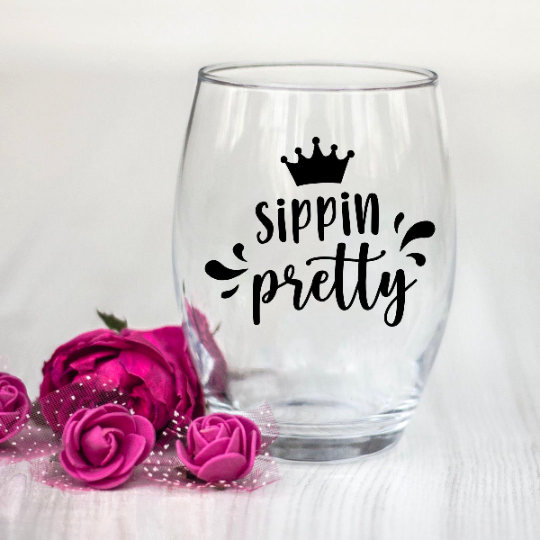 Sippin Pretty SVG