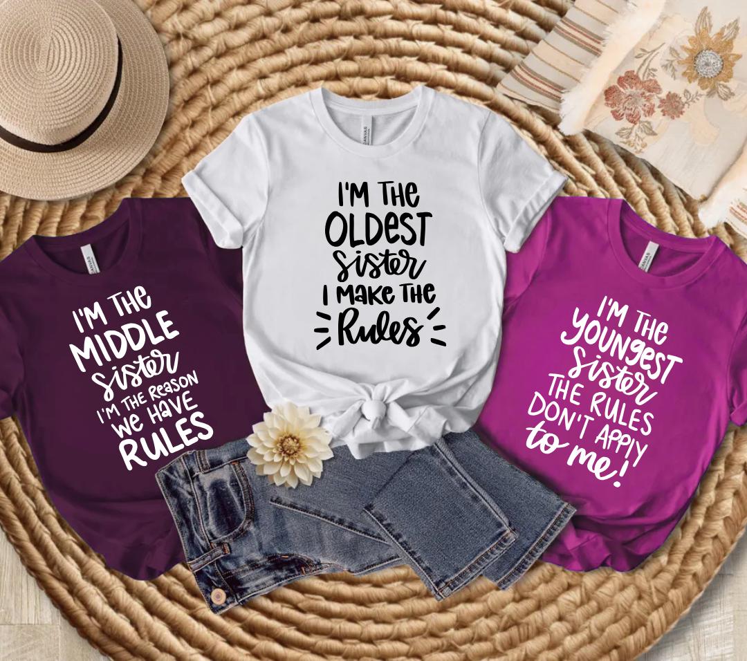 Sister Matching Shirt SVG Bundle