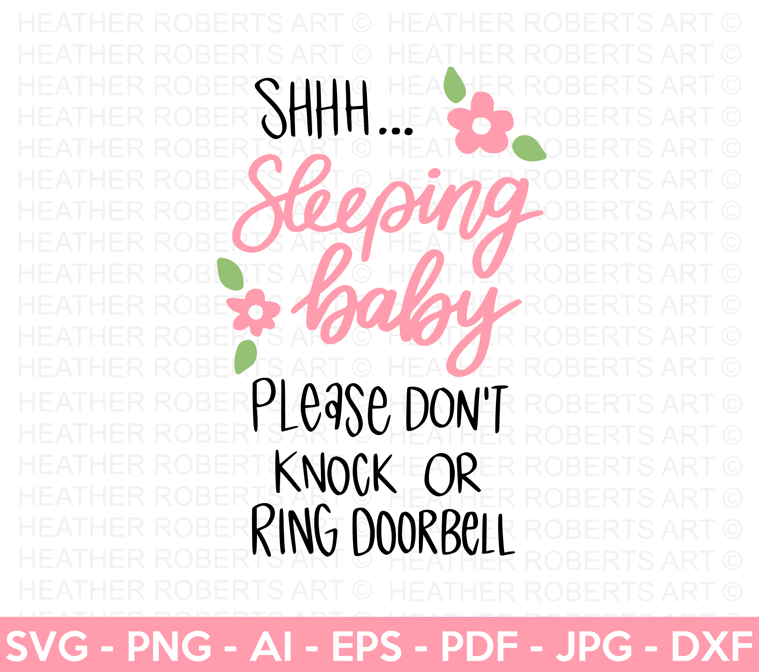 Sleeping Baby SVG
