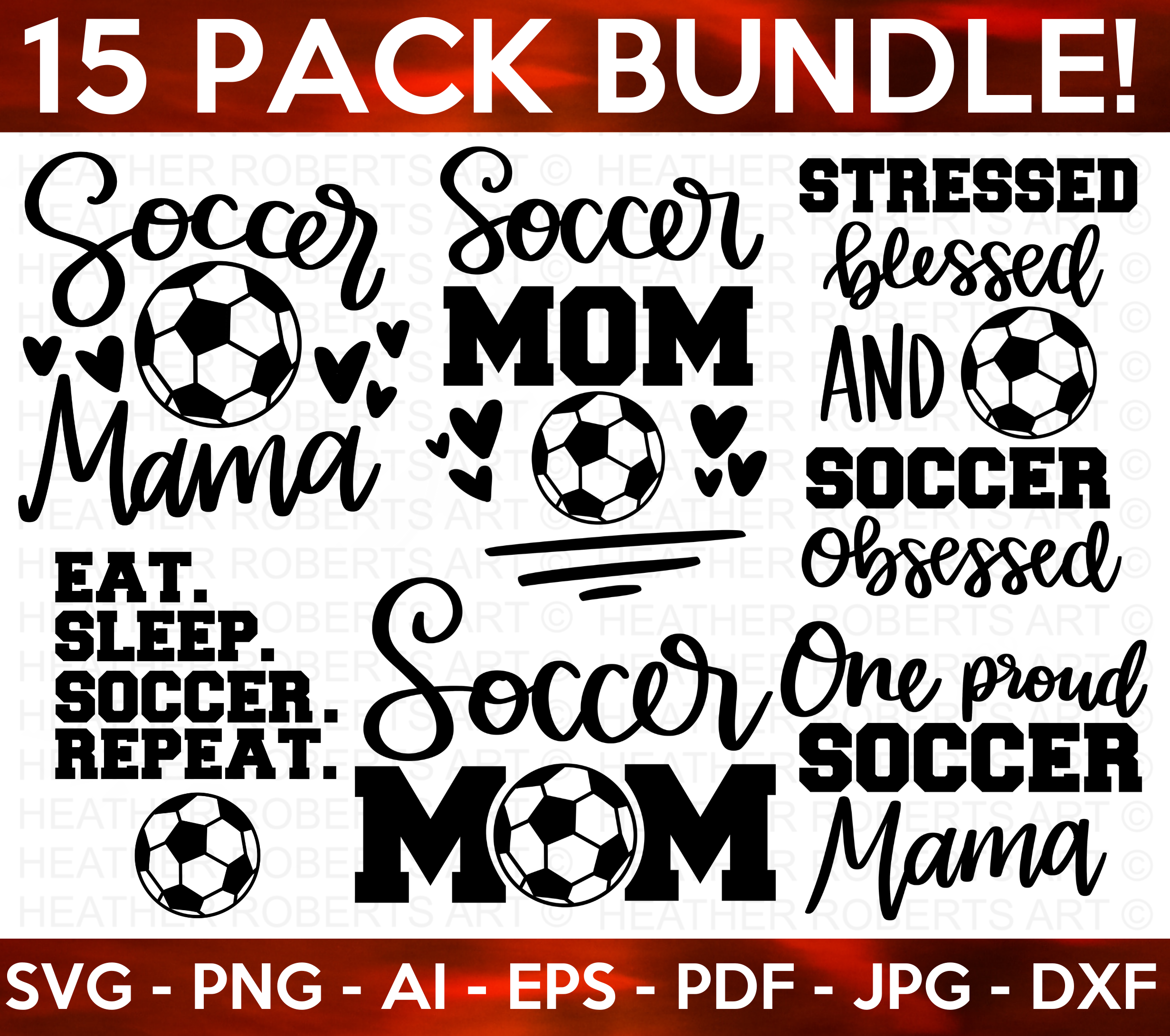 Soccer Mom SVG Bundle