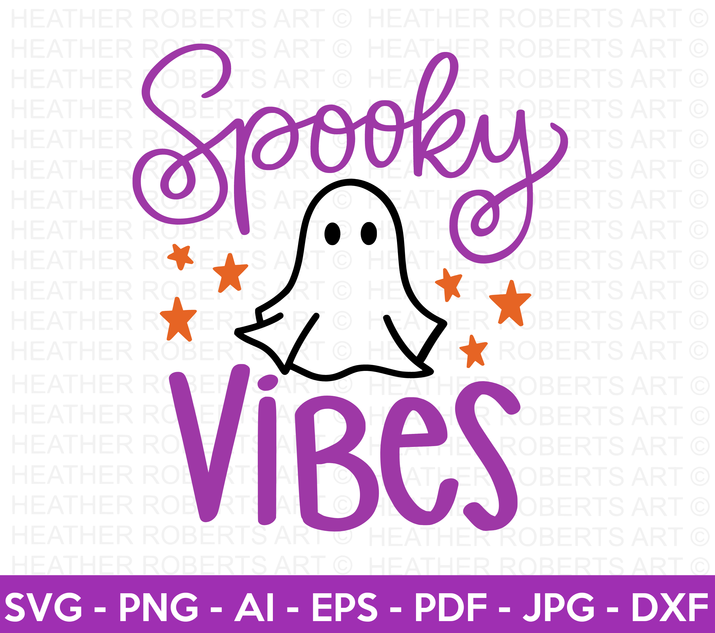 Spooky Vibes Colored SVG