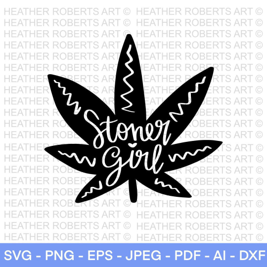 Stoner Girl SVG