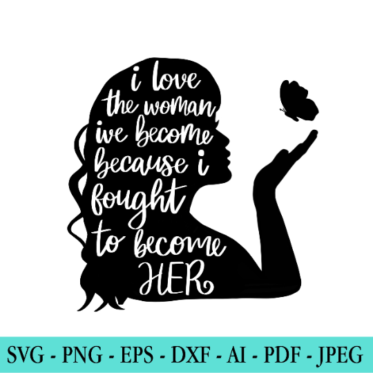 Strong Woman SVG