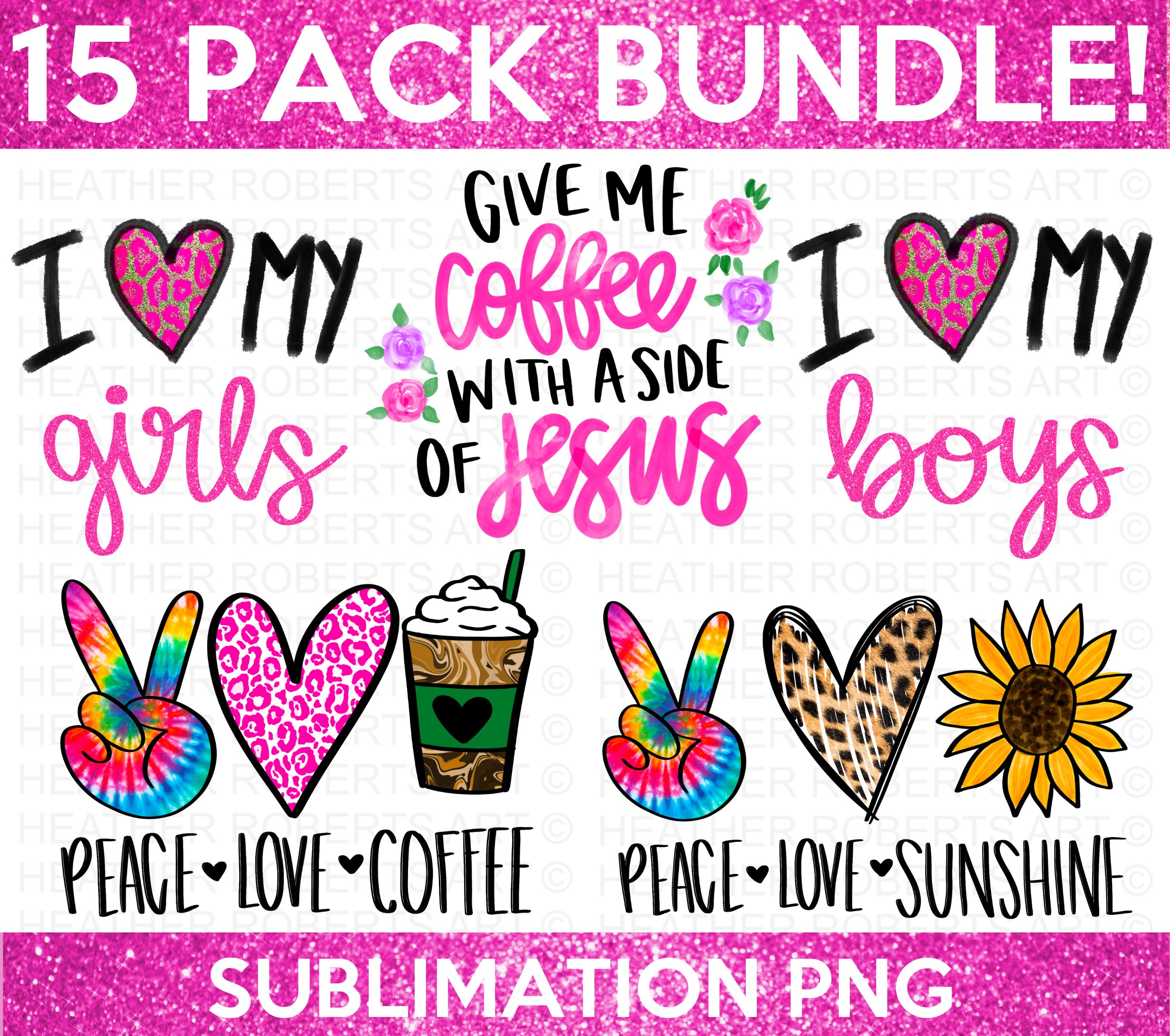 Sublimation PNG Bundle