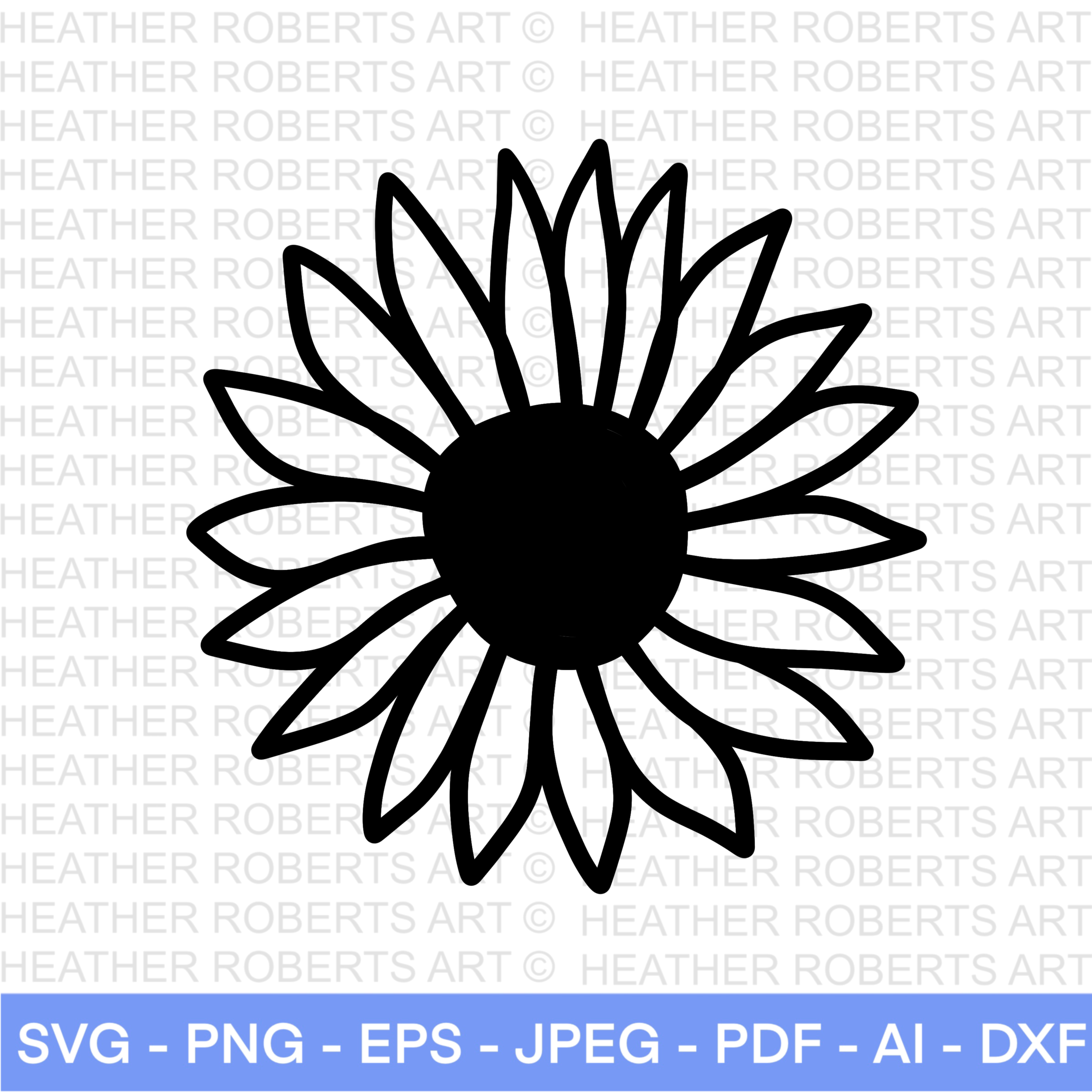 Sunflower SVG