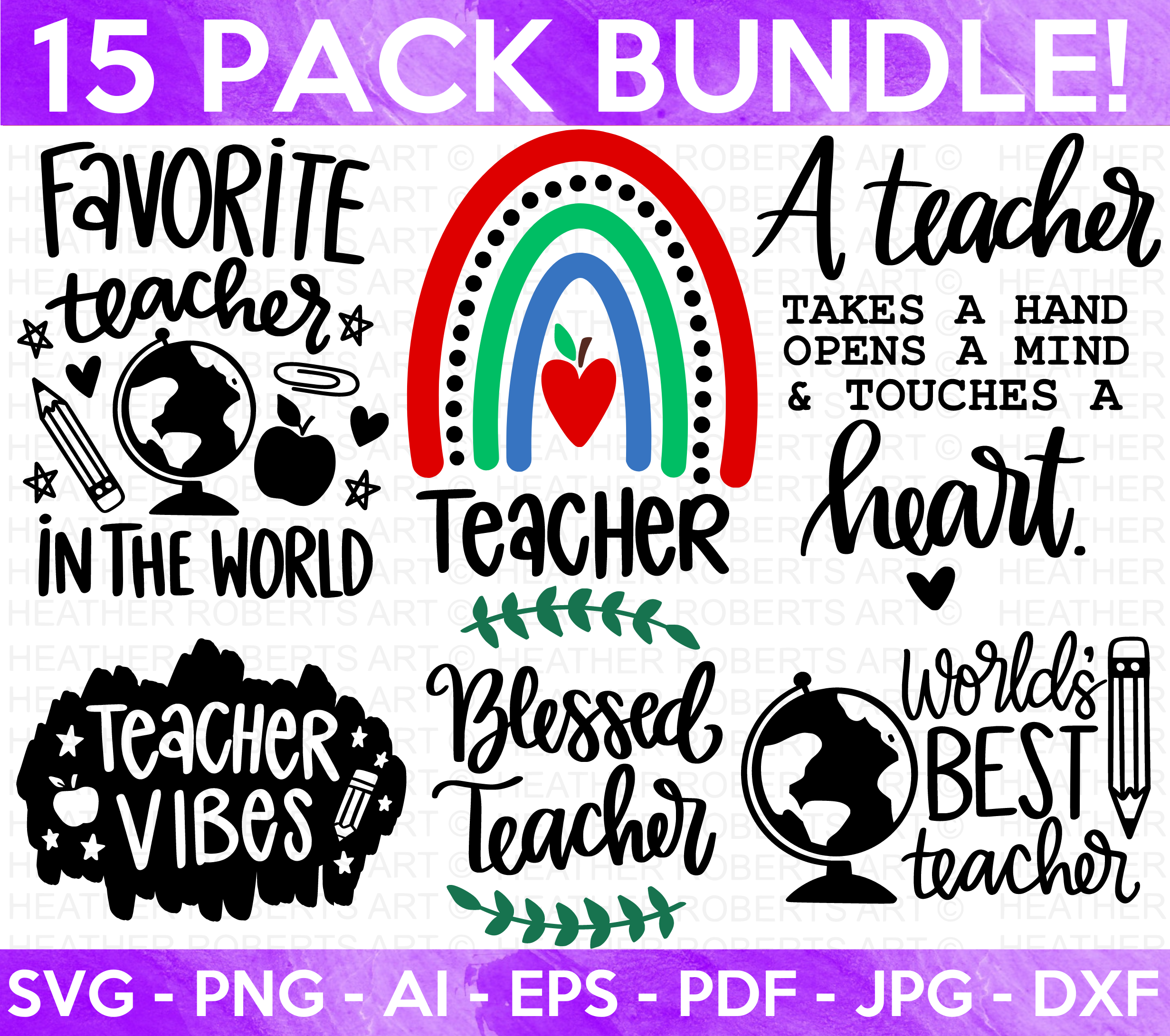 Teacher SVG Bundle