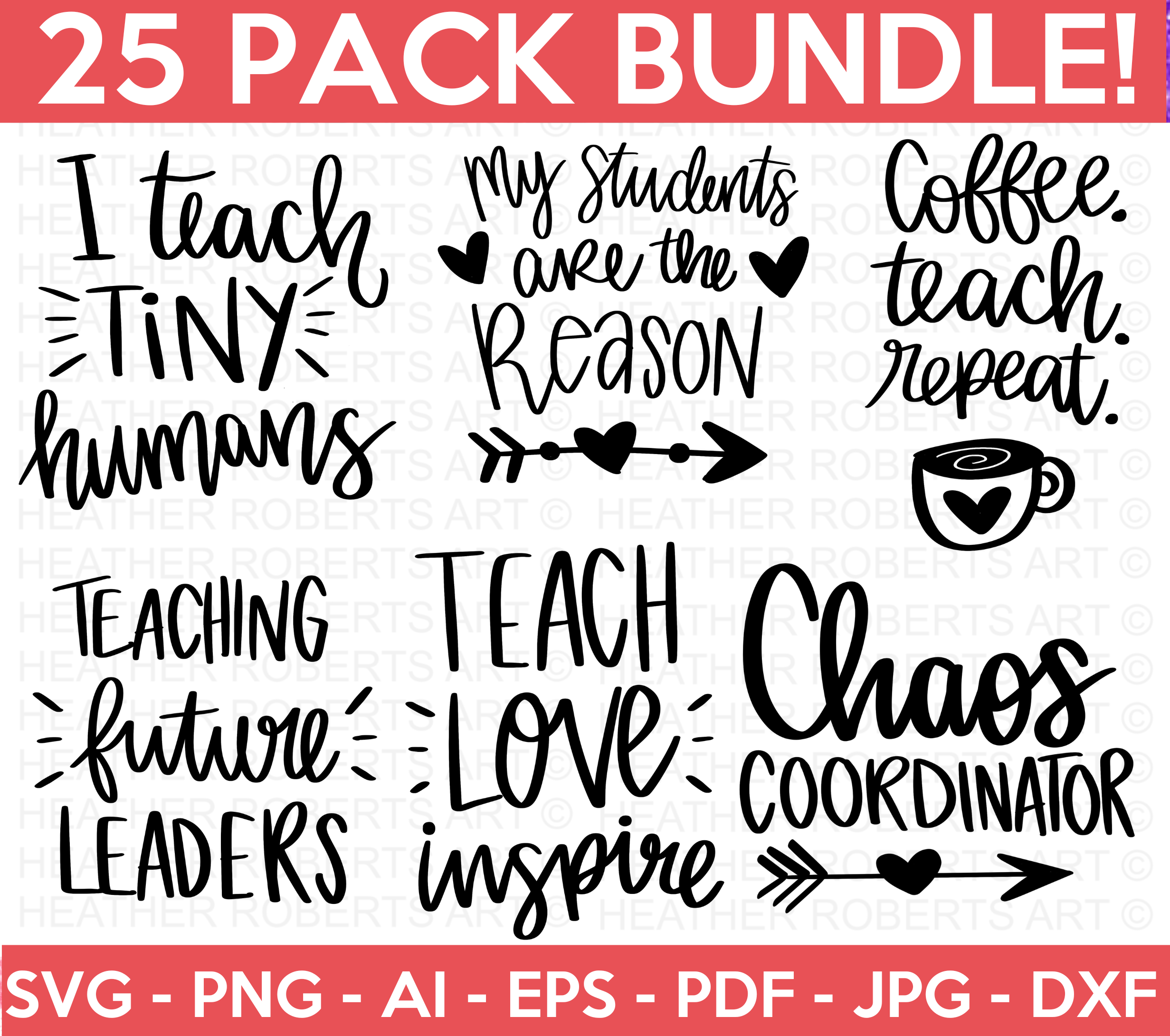 Teacher SVG Bundle