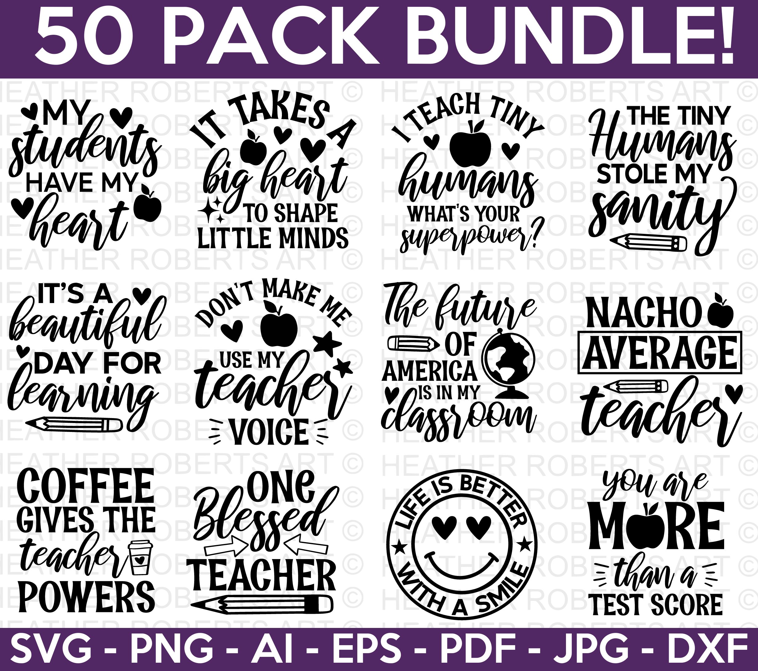 Teacher SVG Bundle