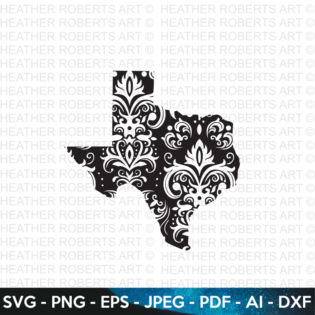 Texas Pattern Design SVG