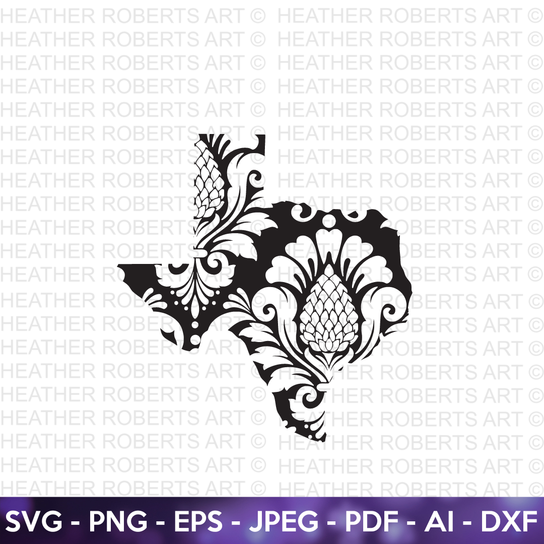Texas Pattern Design SVG