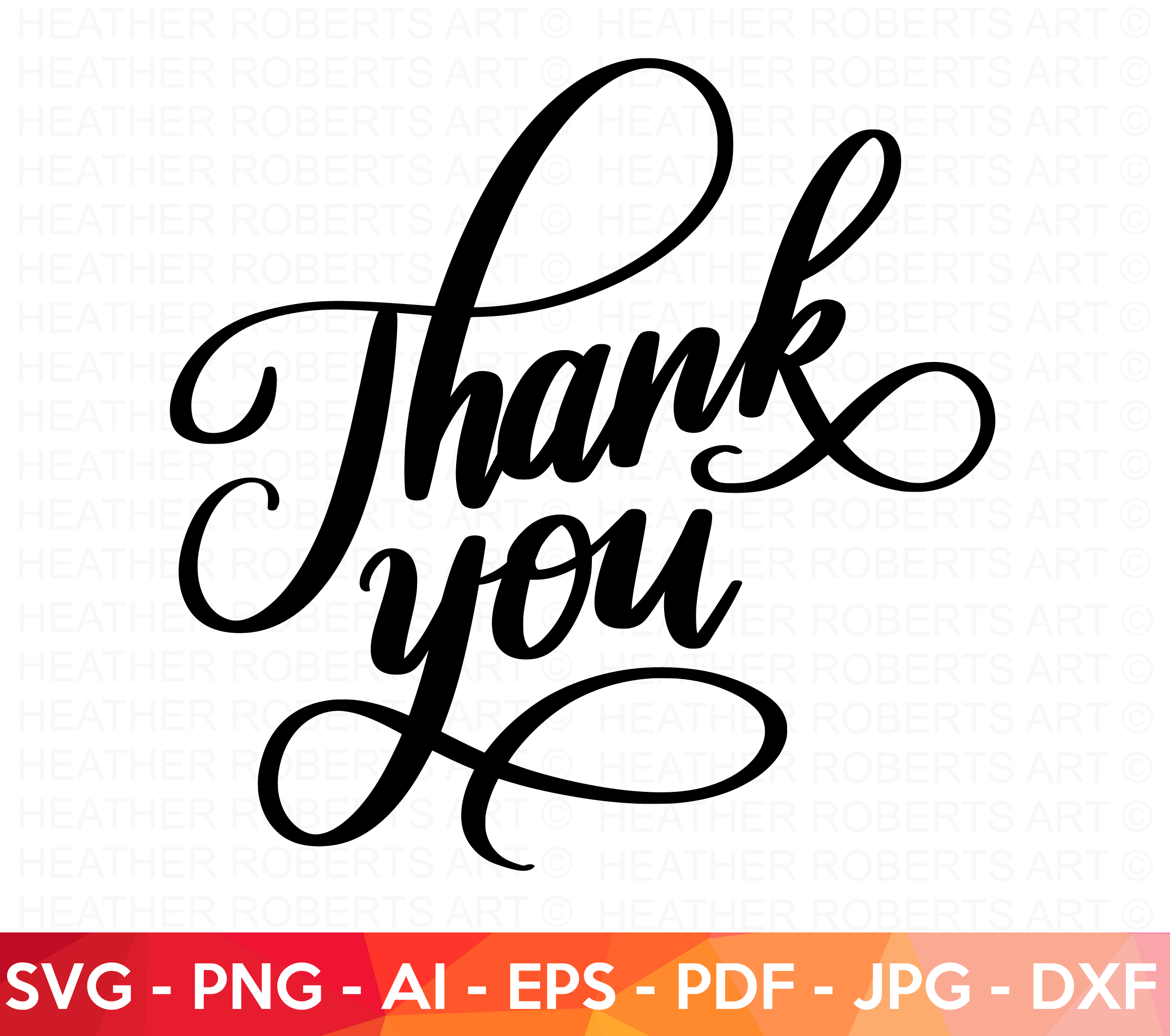 Thank You SVG