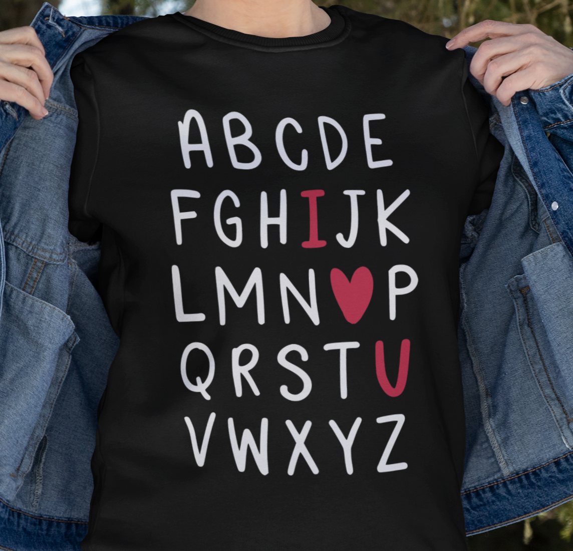 Valentine Alphabet SVG
