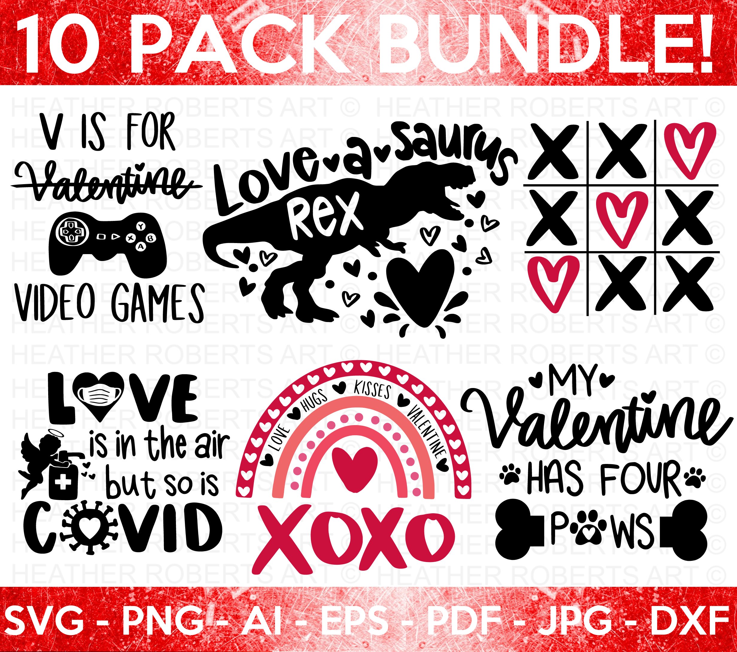 Valentine's Day SVG Bundle