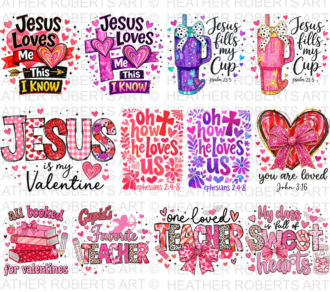 Valentines Day PNG Bundle
