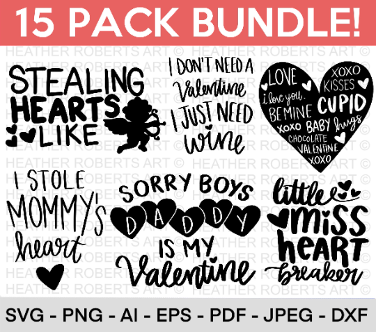 Valentines SVG Bundle