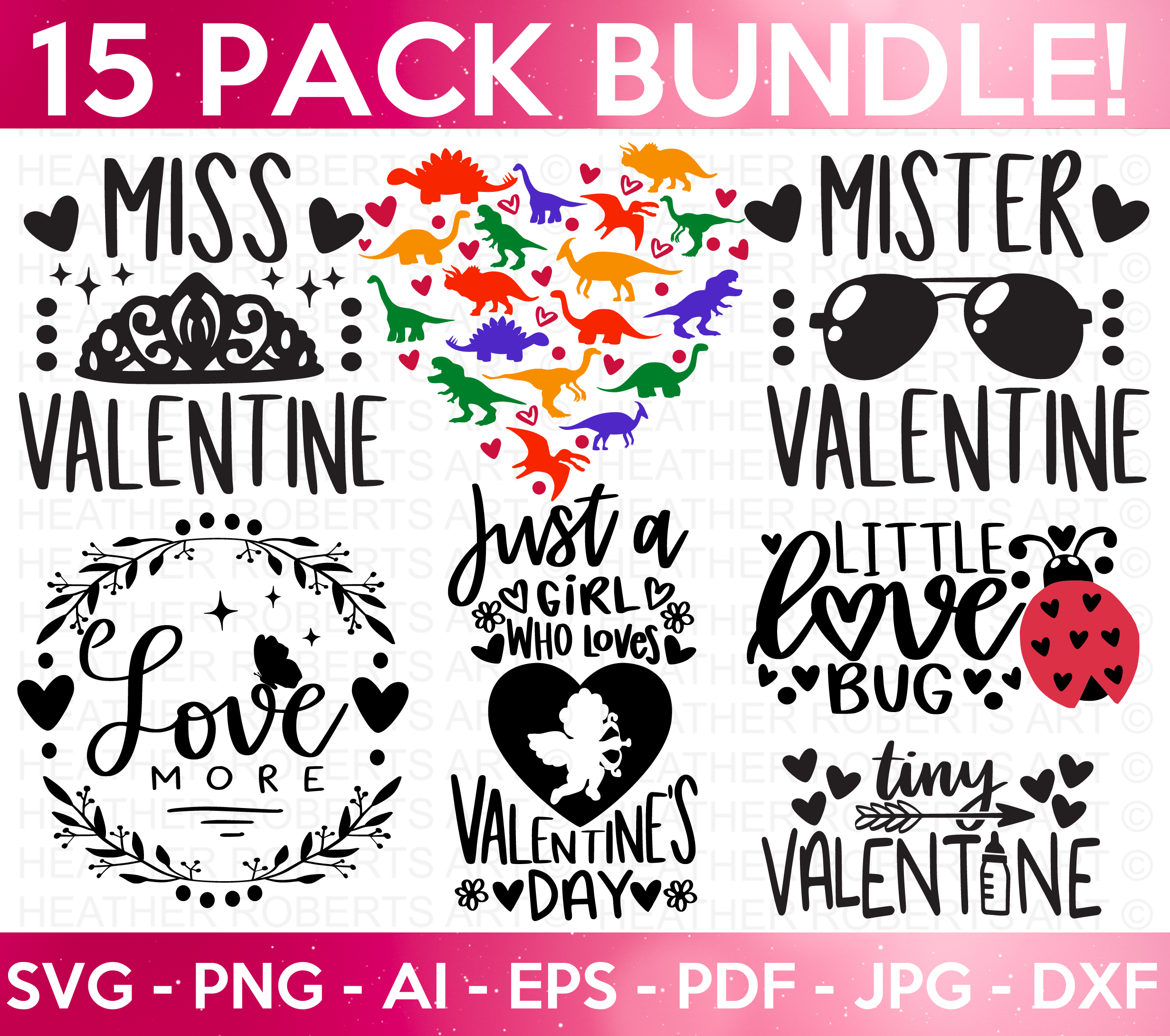 Valentines SVG Bundle
