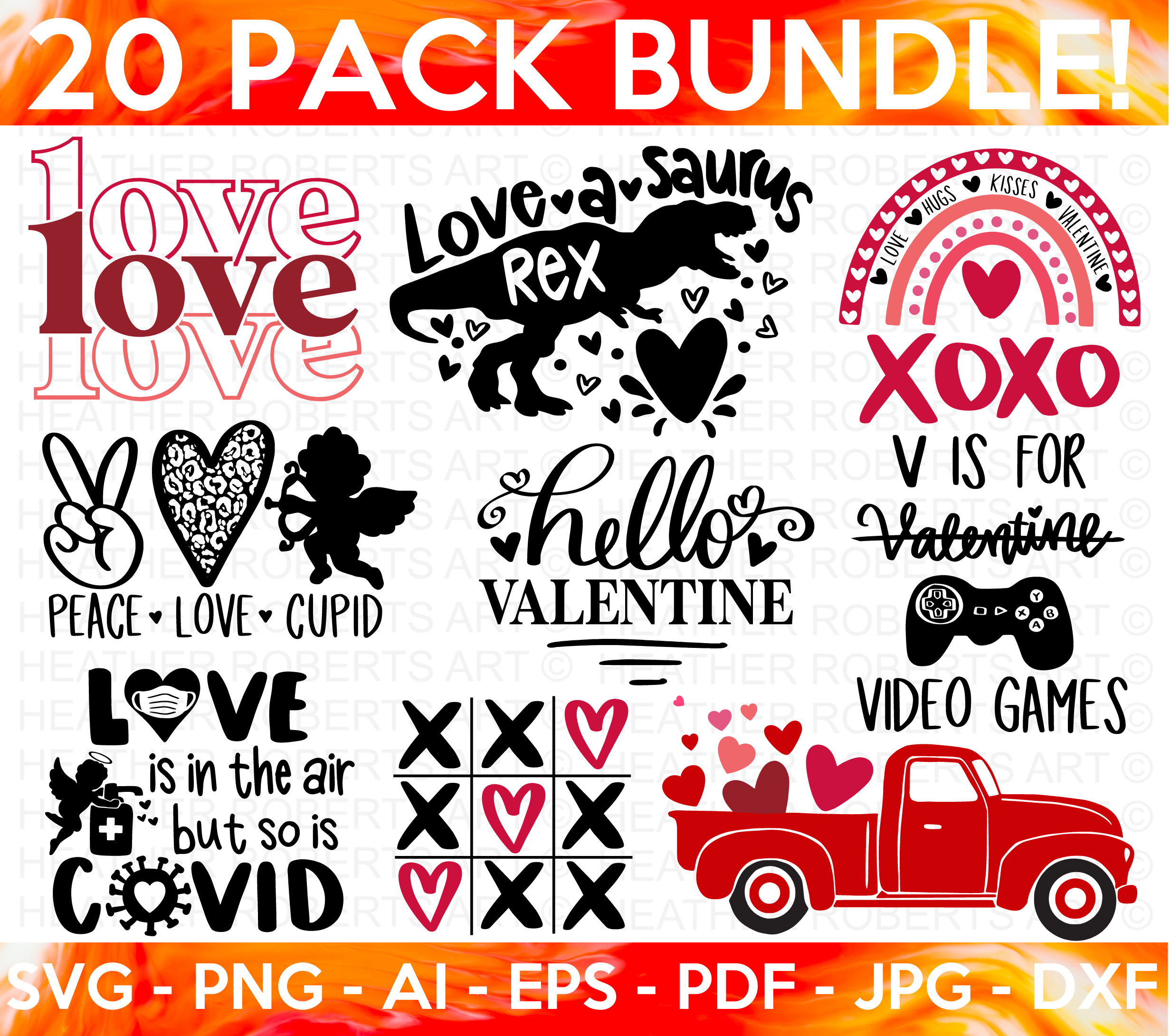 Valentines SVG Bundle