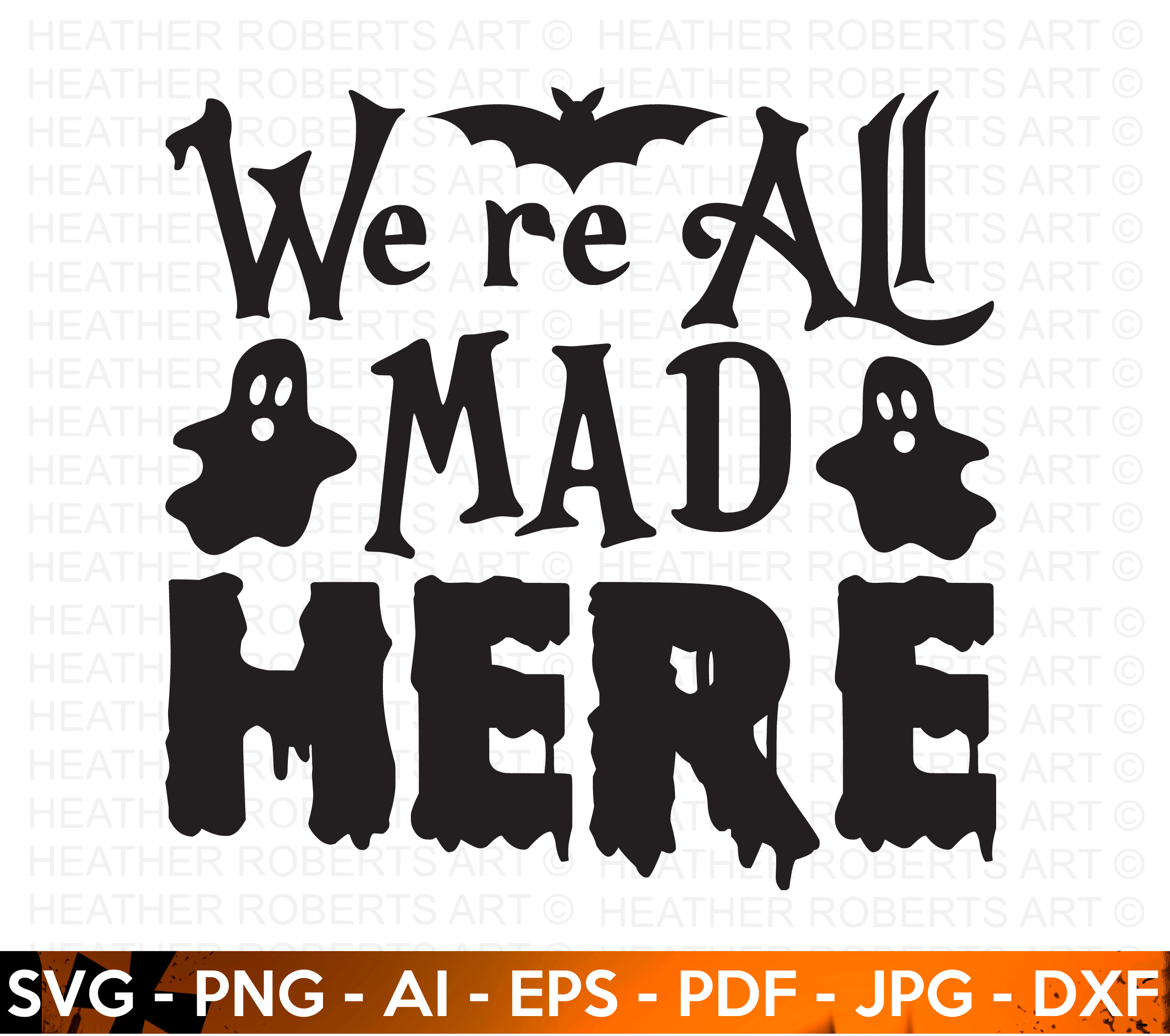 We Are All Mad Here SVG